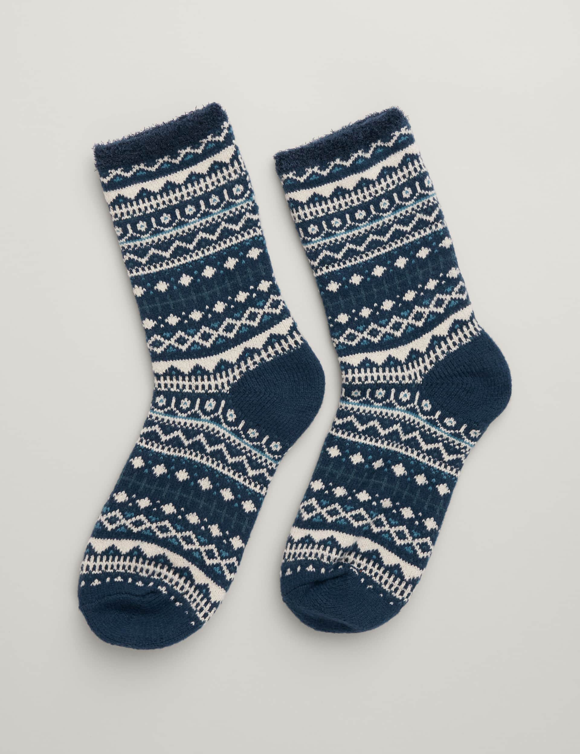 Seasalt Cornwall Men's Novelty Socks - Navy Mix, Navy Mix