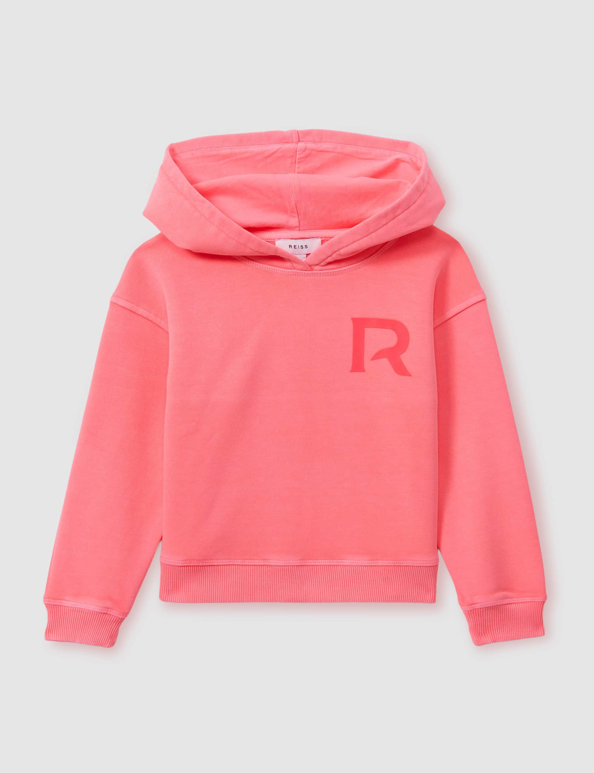 Reiss Girls Cotton Rich Hoodie (4-14 Yrs) - 6-7 Y - Pink, Pink