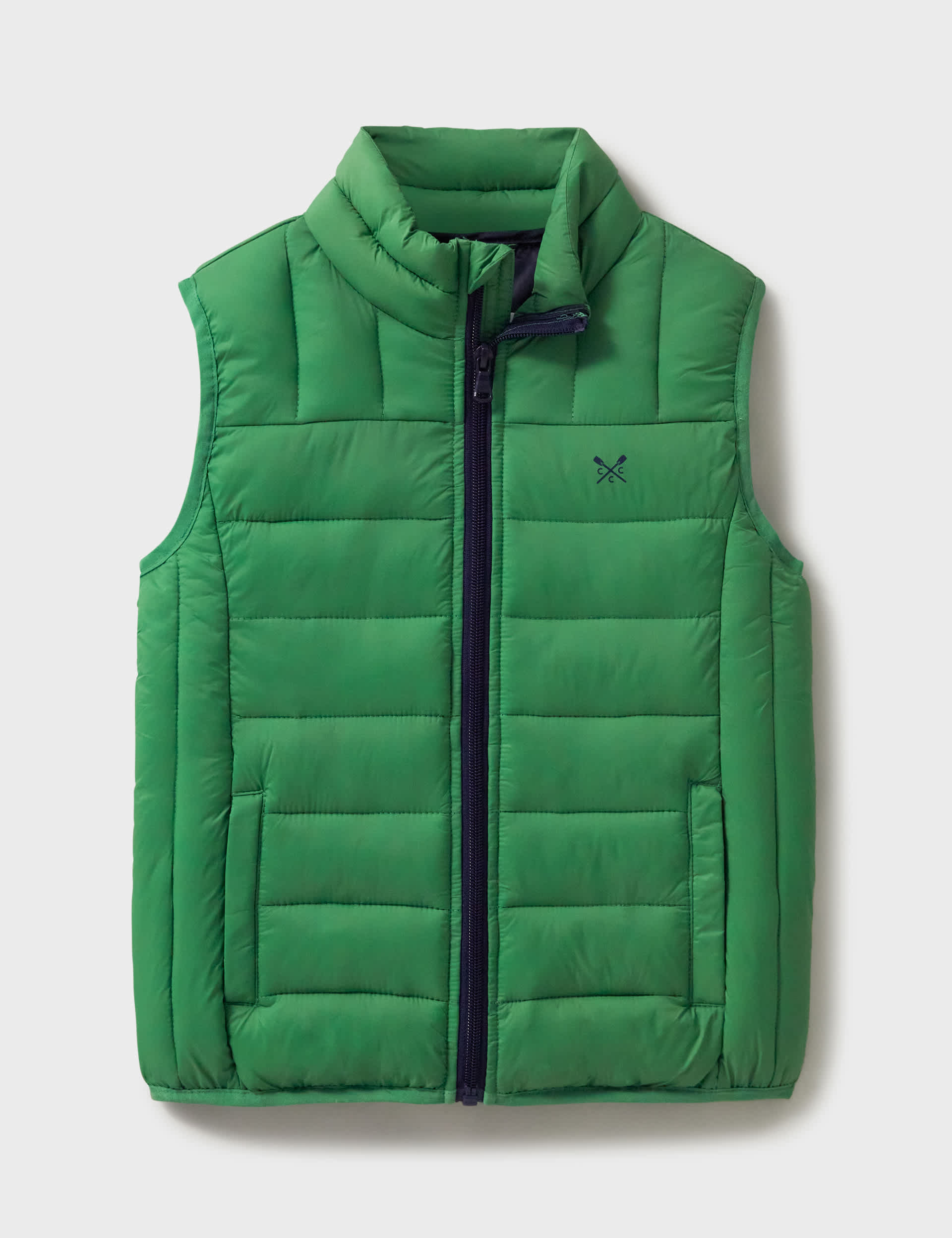 Crew Clothing Boys Gilet (3-12 Yrs) - 5-6 Y - Green, Green,Medium Red