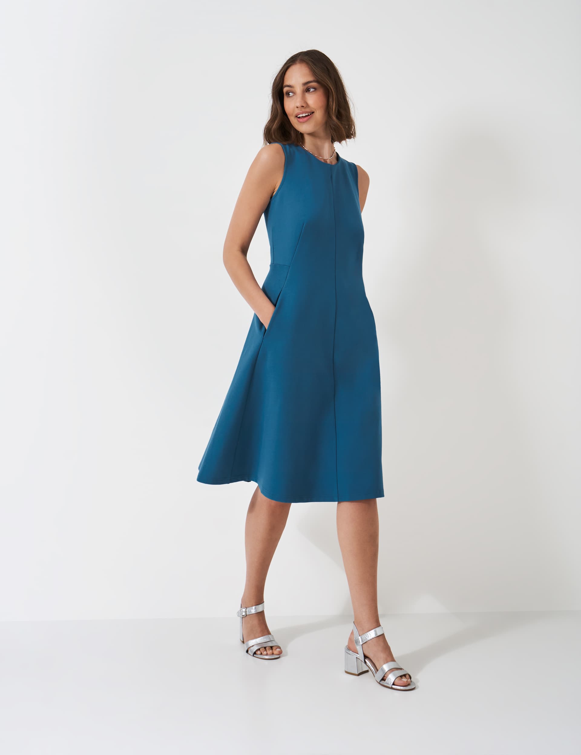 Crew Clothing Women's Knee Length Shift Dress