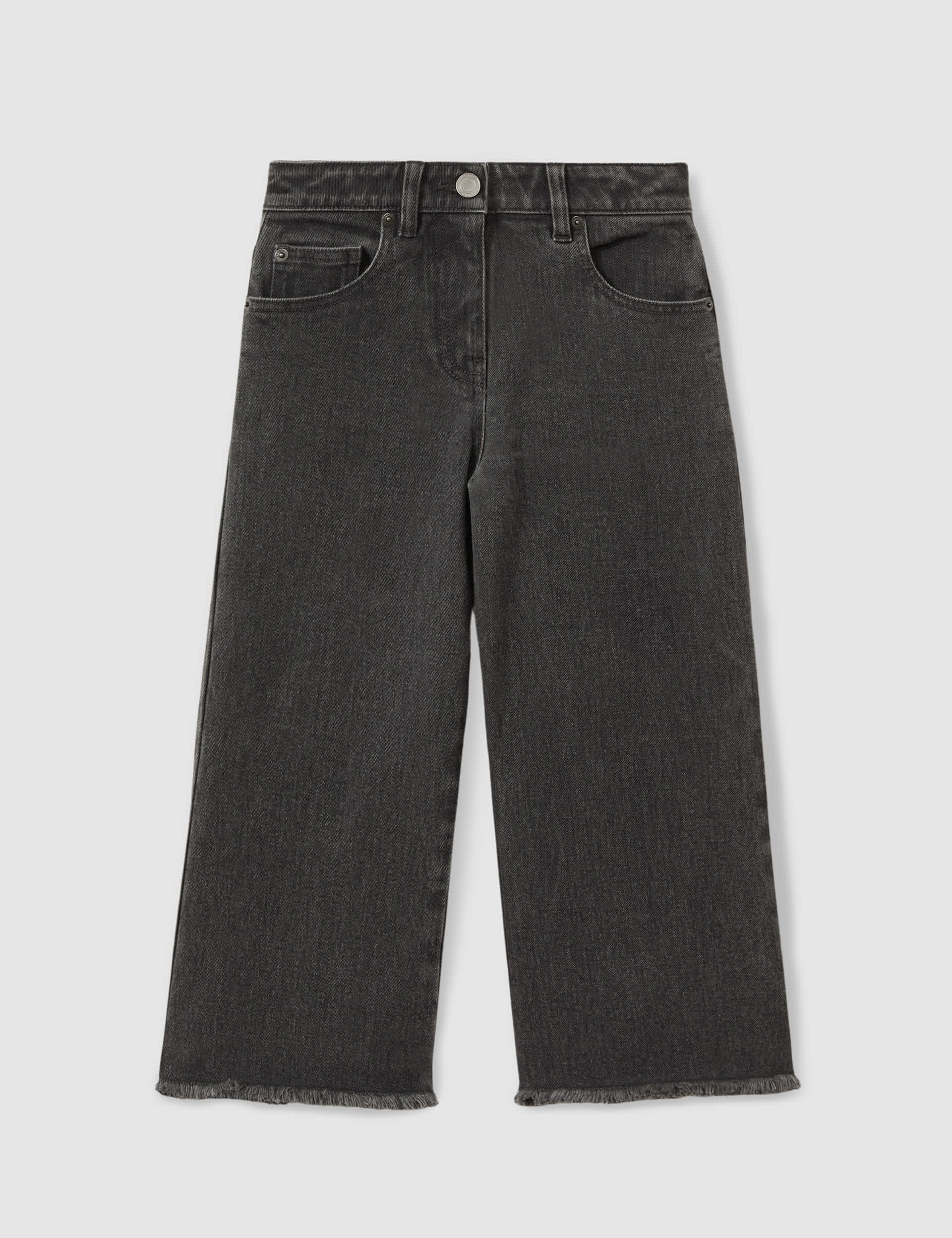 Reiss Girls Relaxed Jeans (4-14 Yrs) - 5-6 Y - Grey, Grey