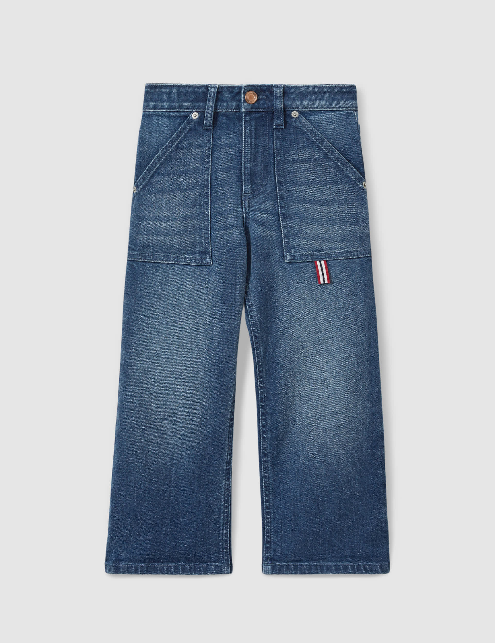 Reiss Girls Regular Jeans (4-14 Yrs) - 4-5 Y - Blue, Blue