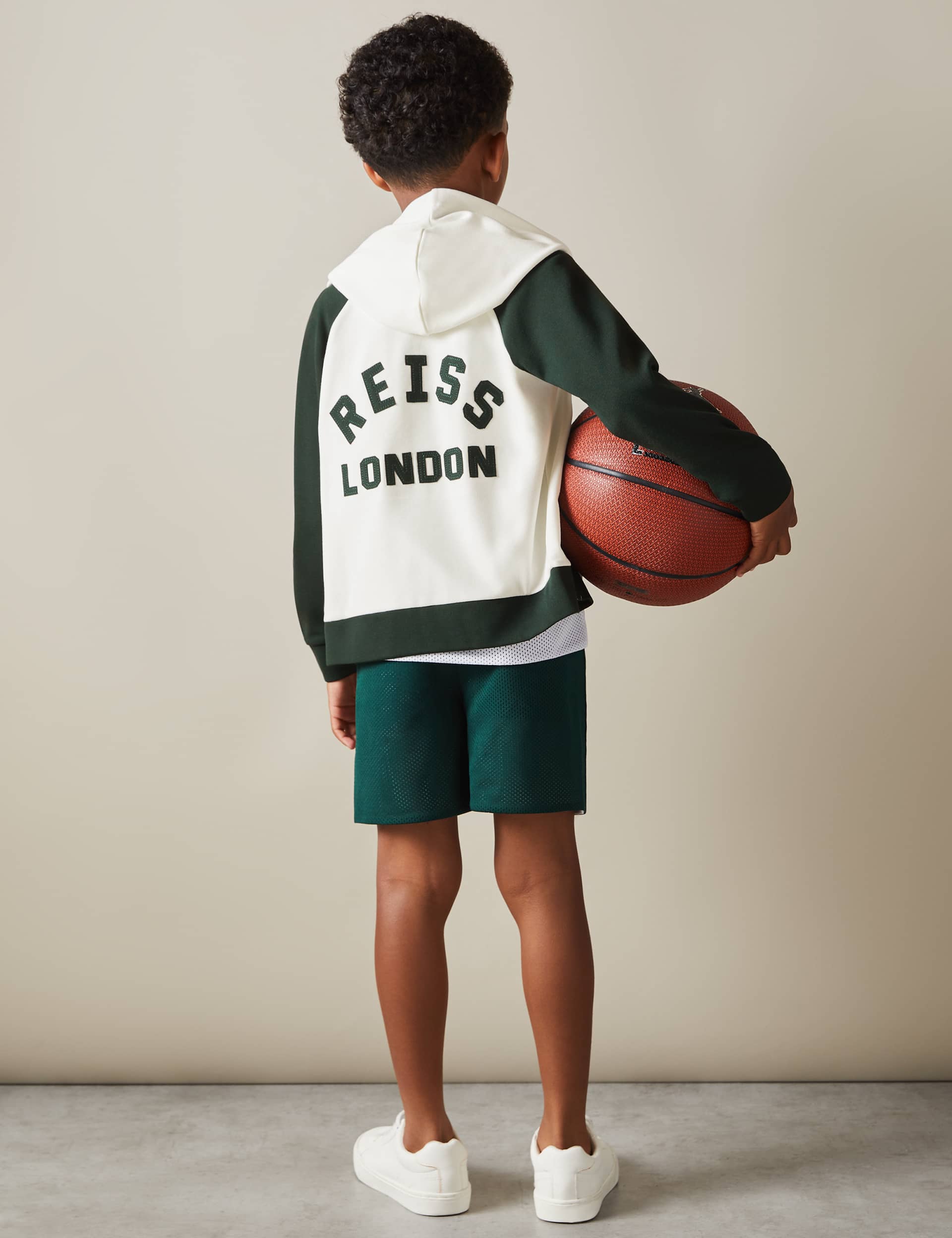 Reiss Boys Slogan Zip Hoodie (3-14 Yrs)