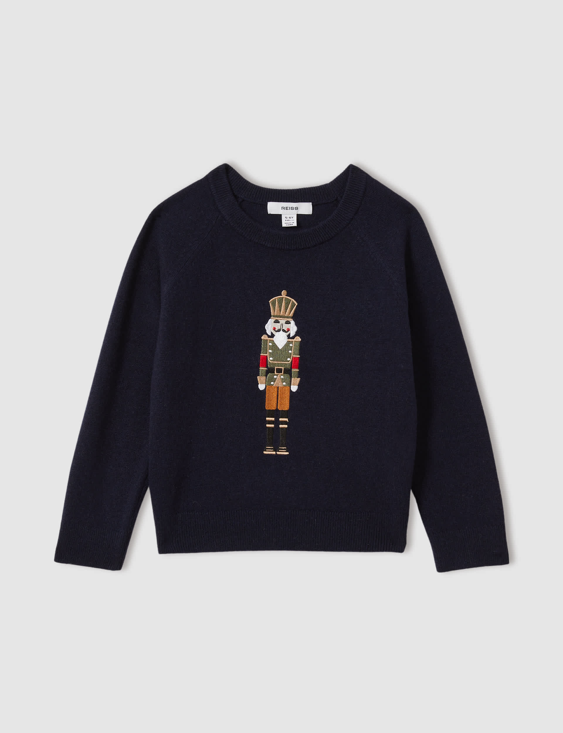 Reiss Boys Nutcracker Jumper (4-14 Yrs) - 11-12 - Navy, Navy