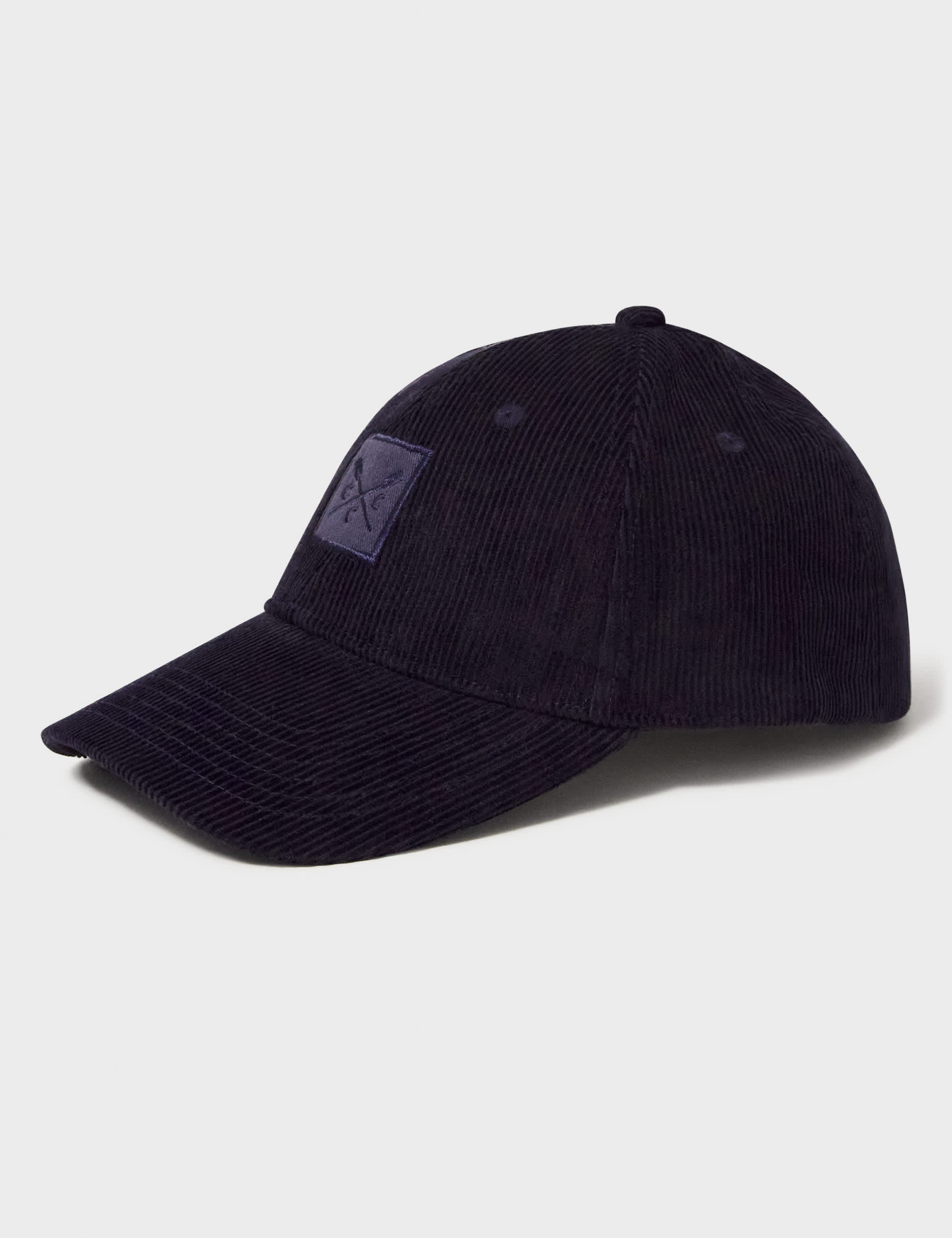 Crew Clothing Men's Pure Cotton Textured Baseball Cap - Navy, Navy