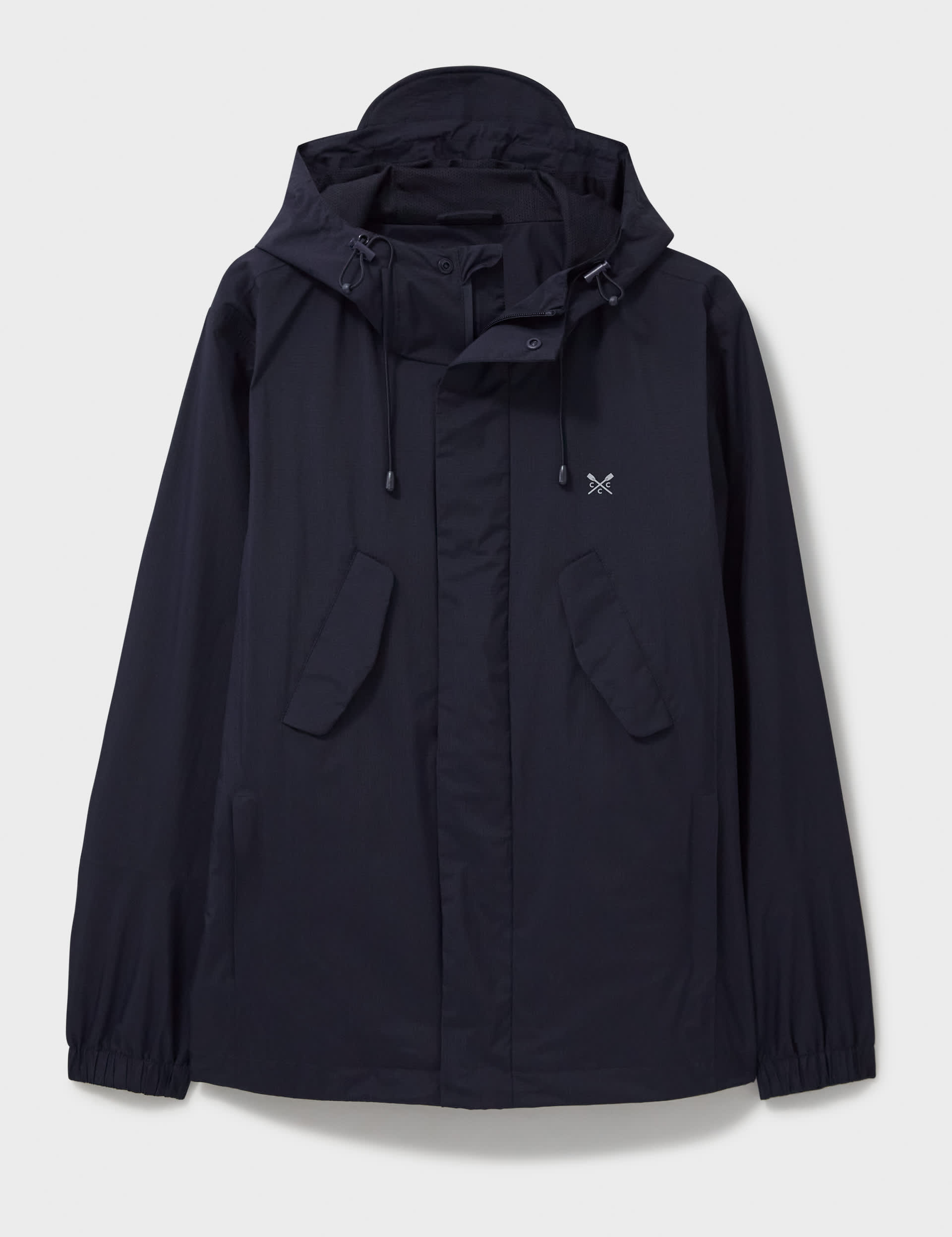 Crew Clothing Men's Hooded Waterproof Mac - S - Dark Navy, Dark Navy