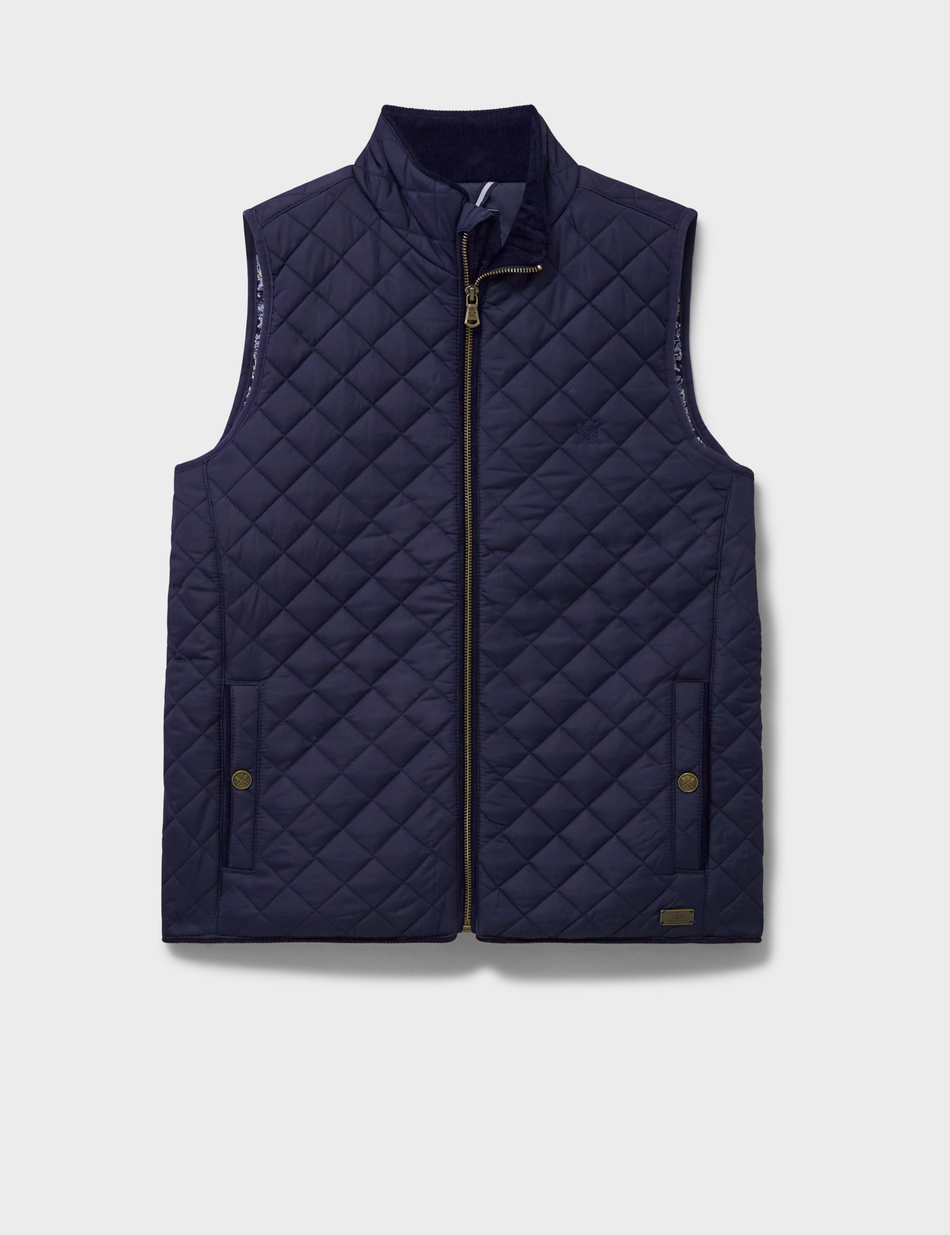 Crew Clothing Women's Quilted Gilet - 8 - Navy, Navy