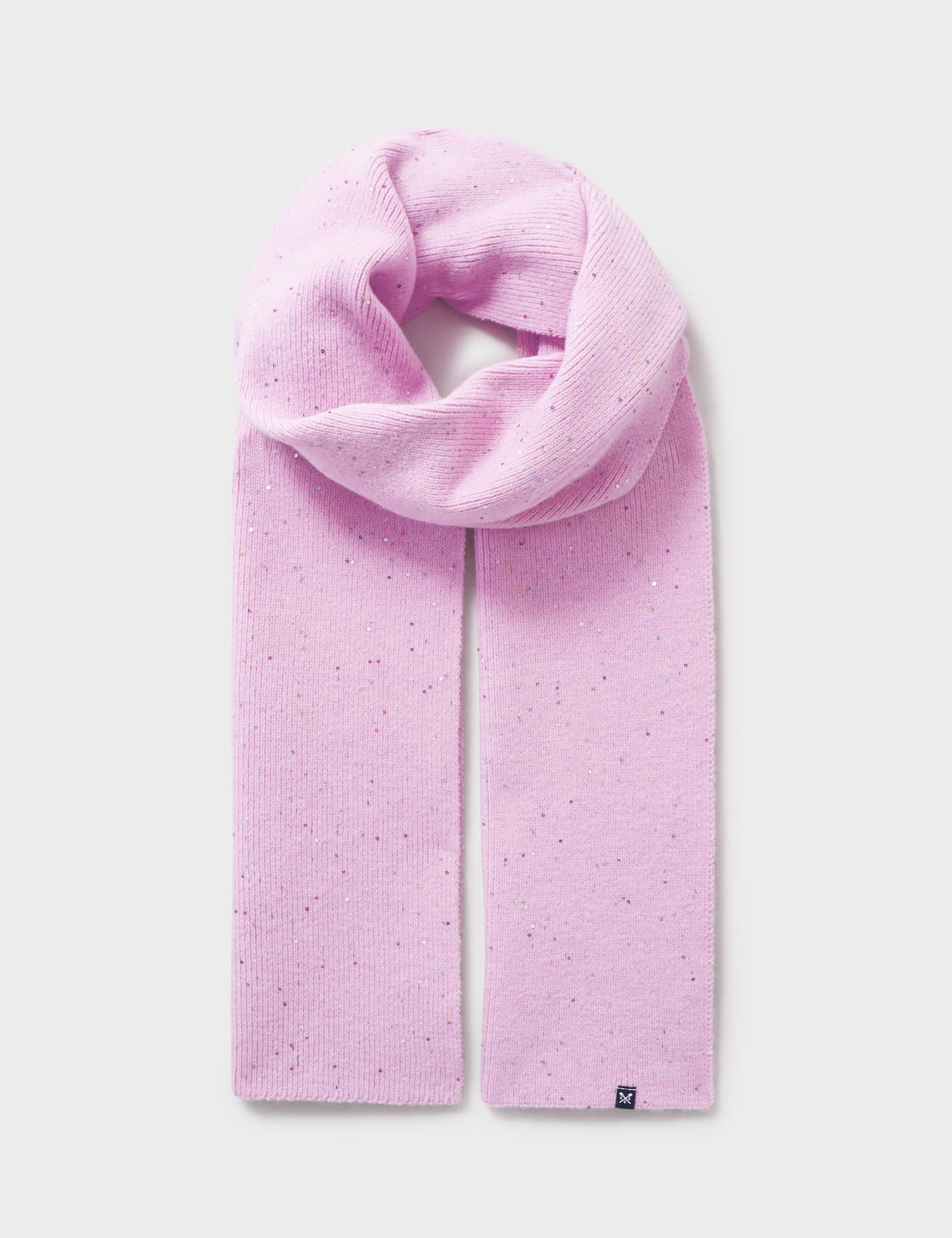 Crew Clothing Women's Sparkle Scarf - Pink, Navy,Light Pink,Pink,Oatmeal