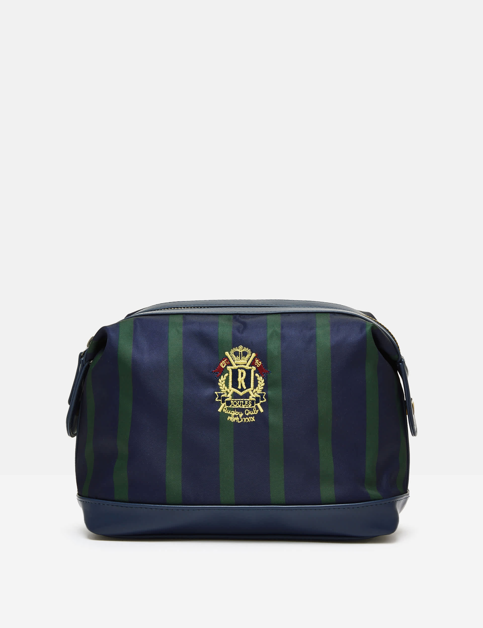 Joules Men's Striped Washbag - Green Mix, Green Mix