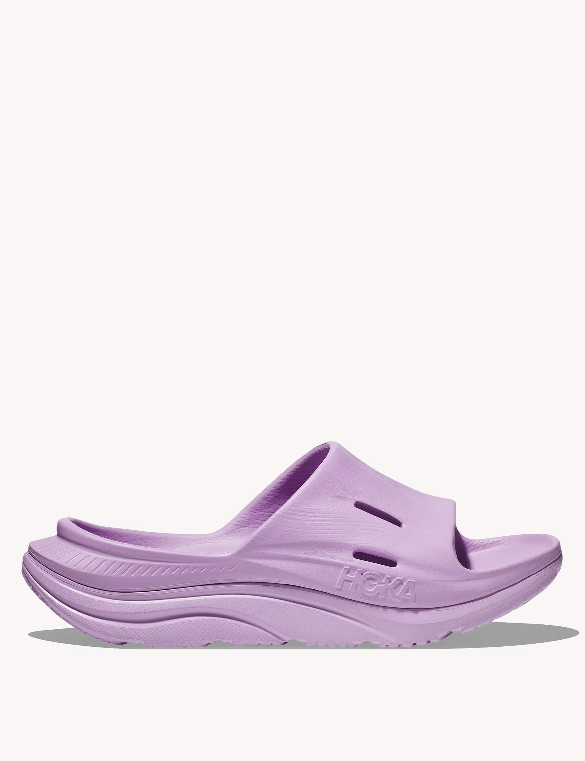 Women's Hoka Ora Recovery Slide Run - 7.5 - Purple, Purple