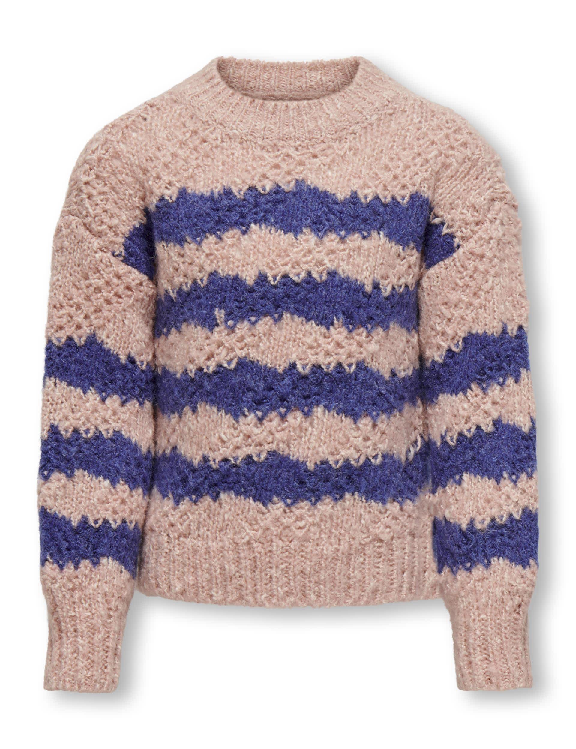 Kids Only Girls Knitted Patterned Jumper (7-14 Yrs) - 13-14 - Pink Mix, Pink Mix