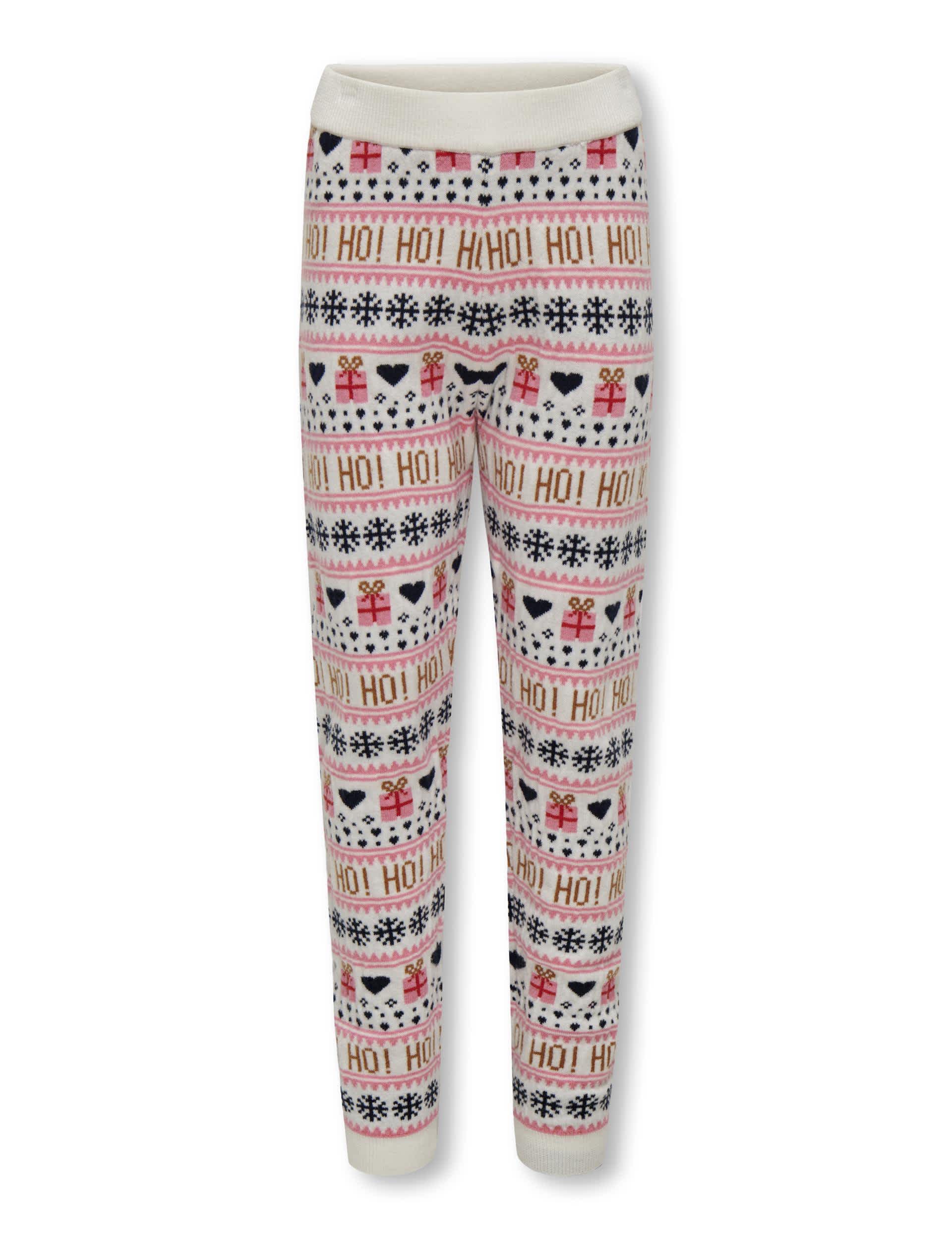 Kids Only Girls Christmas Leggings (8-14 Yrs) - 12y - Red Mix, Red Mix