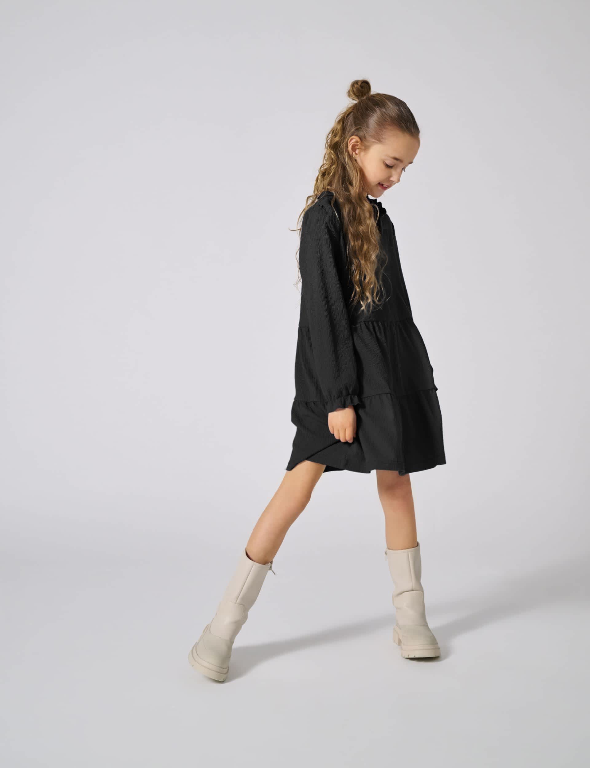 Kids Only Girls Tiered Dress (7-14 Yrs)