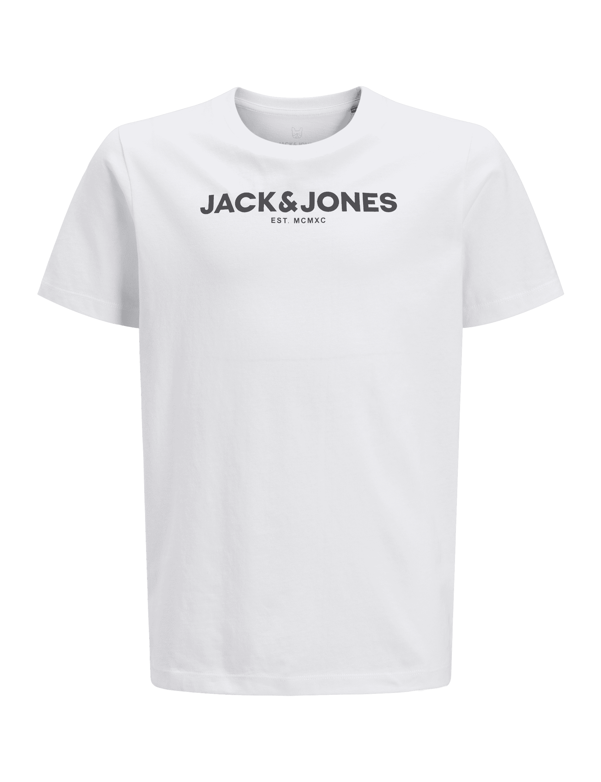 Jack & Jones Junior Boys 3pk Short Sleeve T-Shirts - 16y - White Mix, White Mix