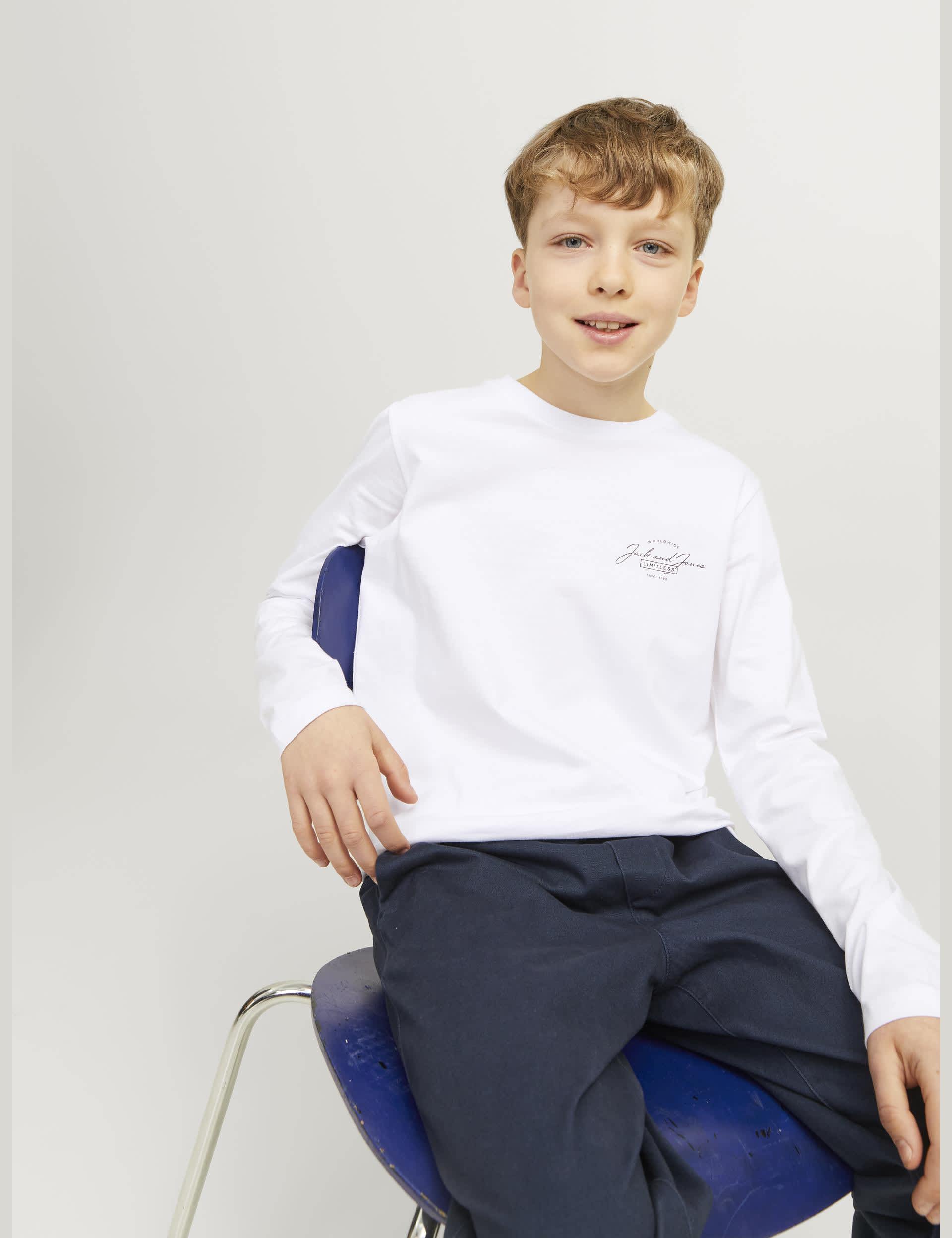 Jack & Jones Junior Women's Pure Cotton Patterned T-Shirt (8-16 Yrs)