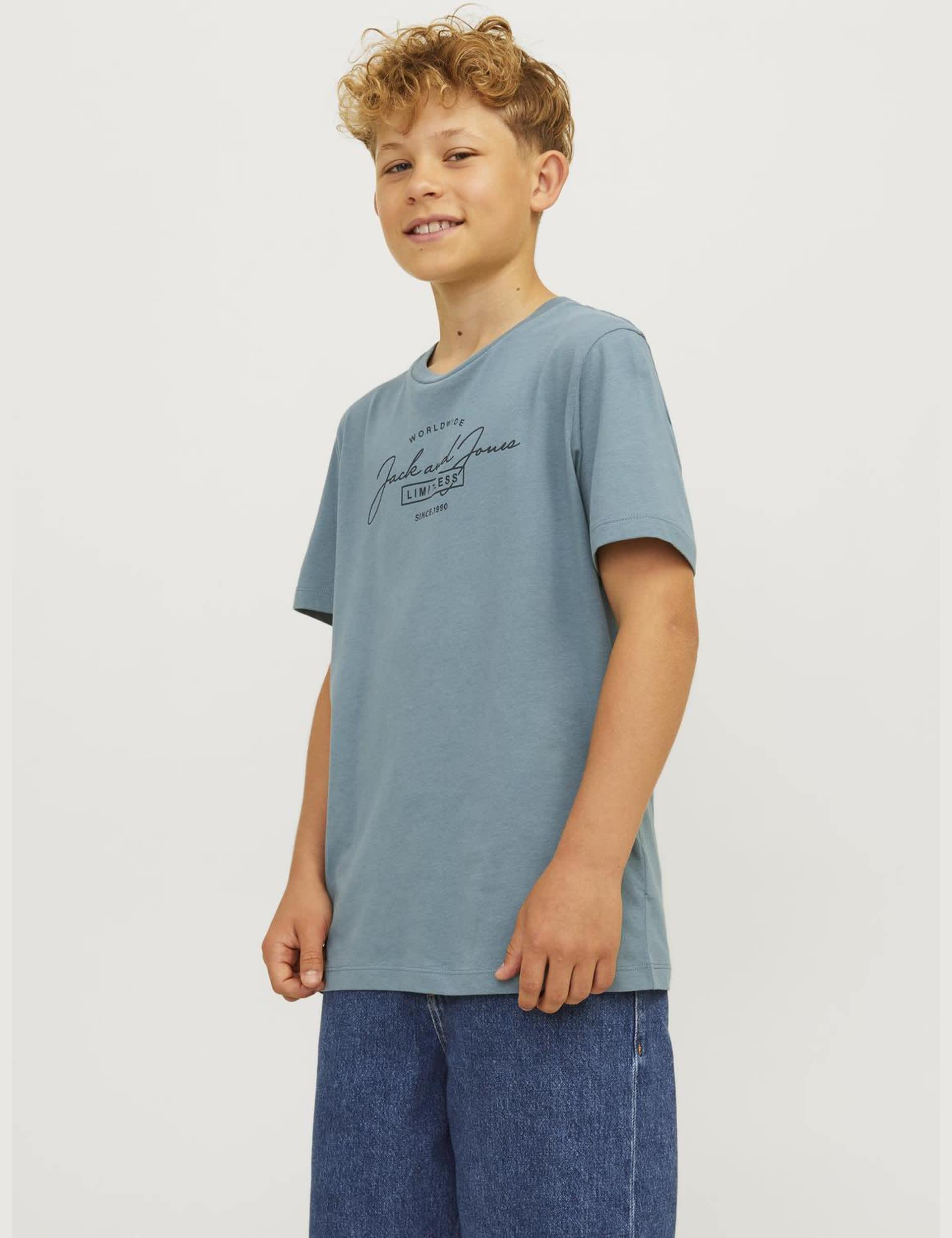 Jack & Jones Junior Women's Pure Cotton Patterned T-Shirt (8-16 Yrs)