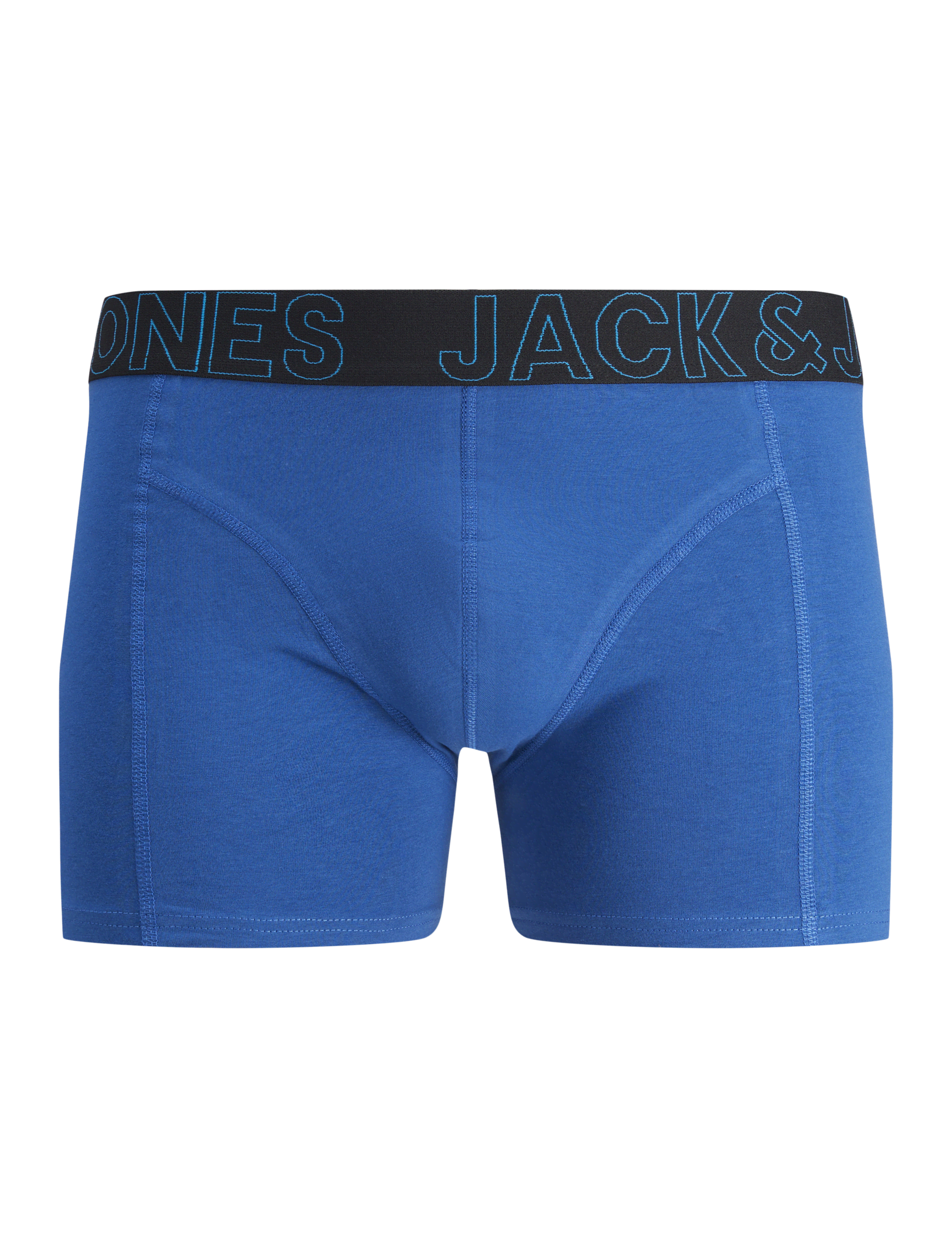 Jack & Jones Junior Boys 3pk Cotton Rich Trunks - 8y - Blue Mix, Blue Mix