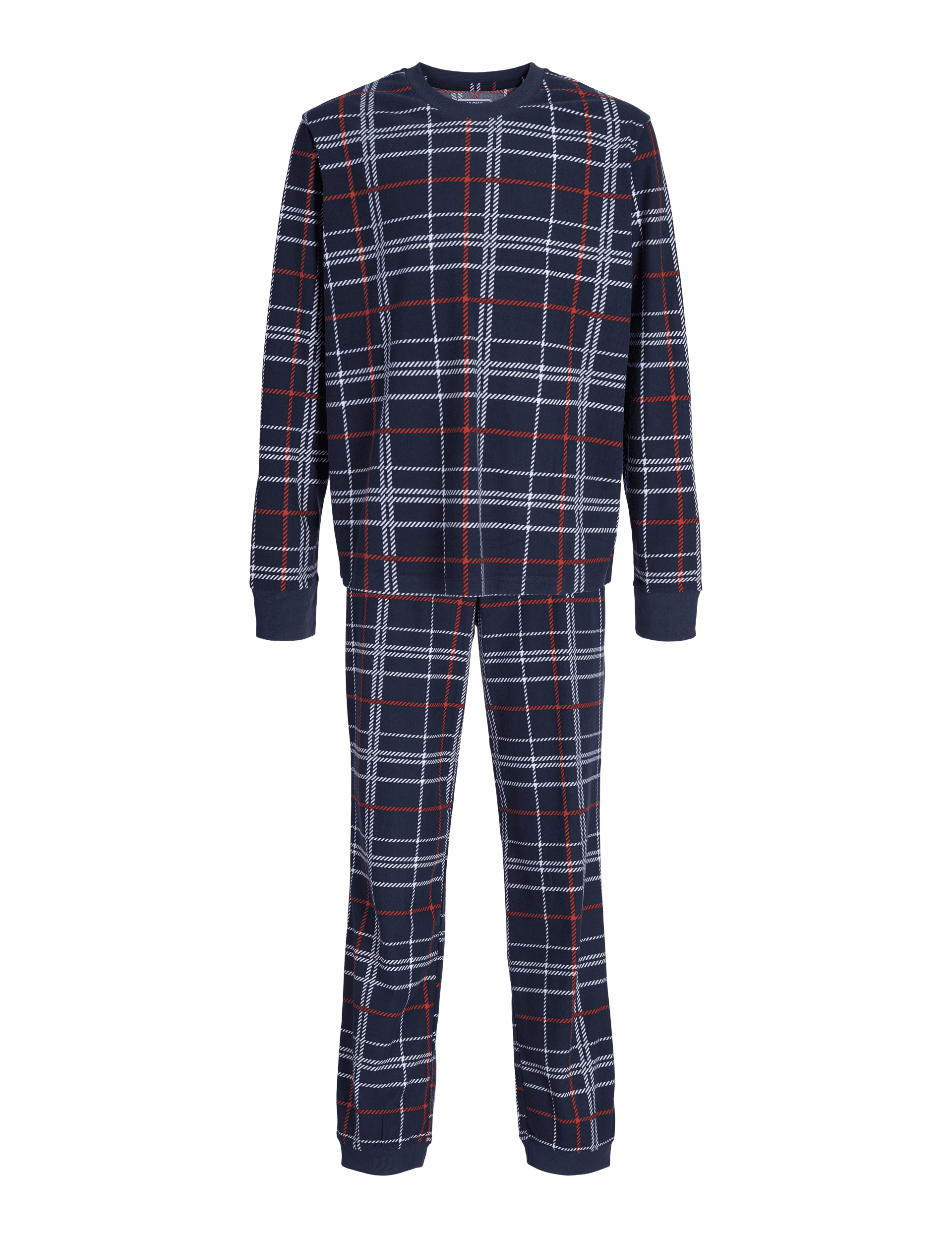 Jack & Jones Junior Boys Checked Lounge Pyjama Set (8-16 Yrs) - 8y - Multi, Multi