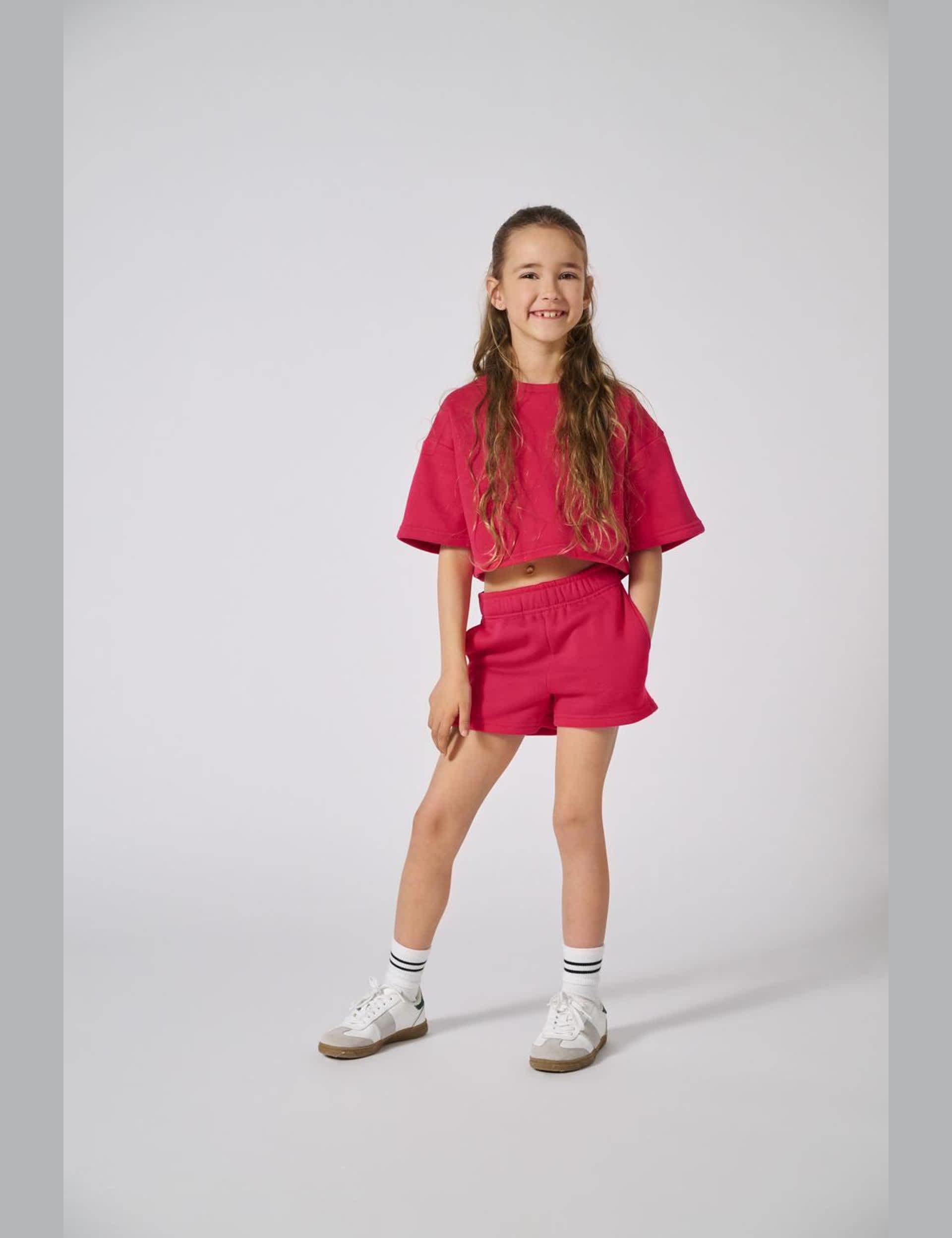 Kids Only Girls Cotton Rich Shorts (8-13 Yrs) - 9y - Pink, Pink