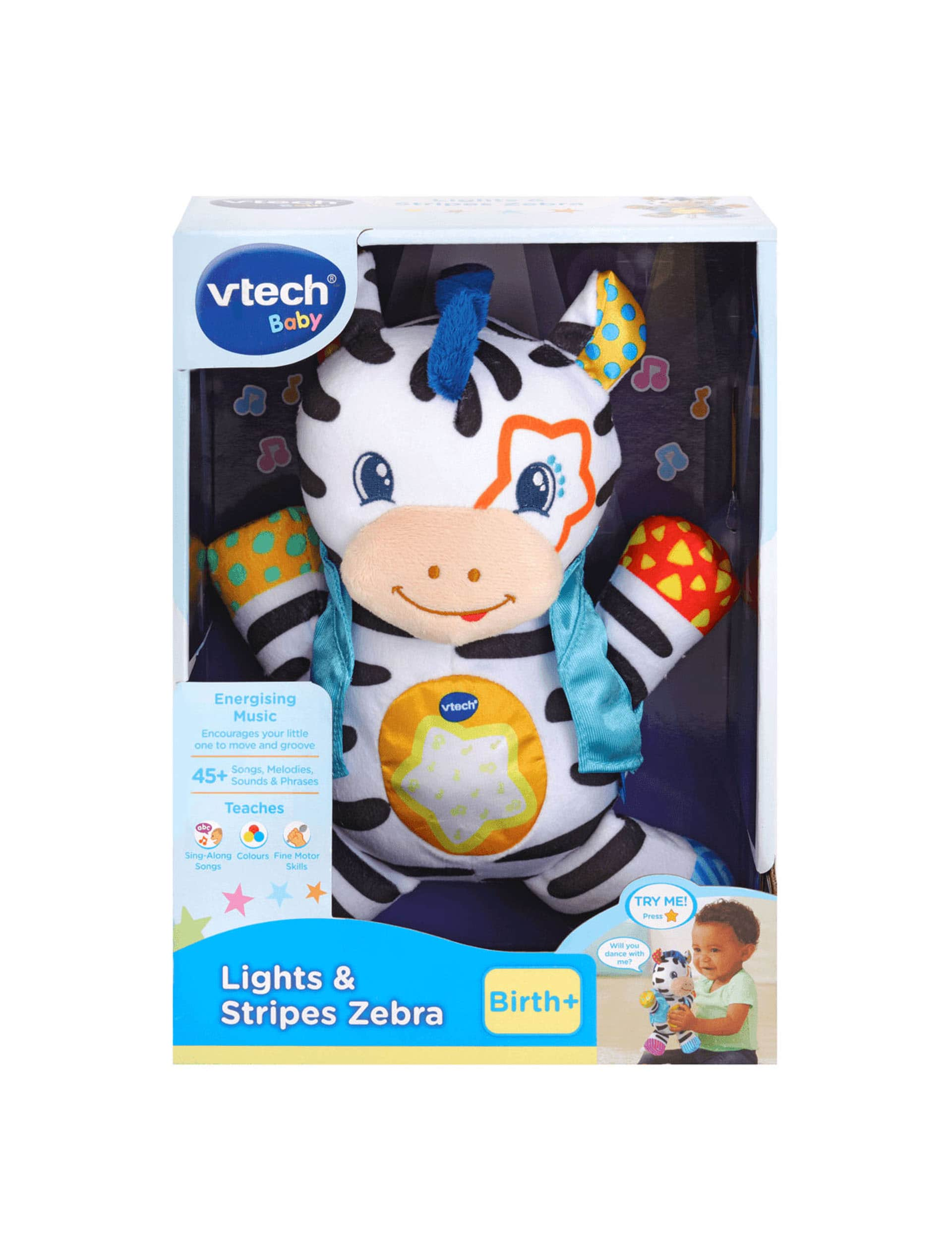 Vtech Lights & Stripes Zebra (0+ Mths)