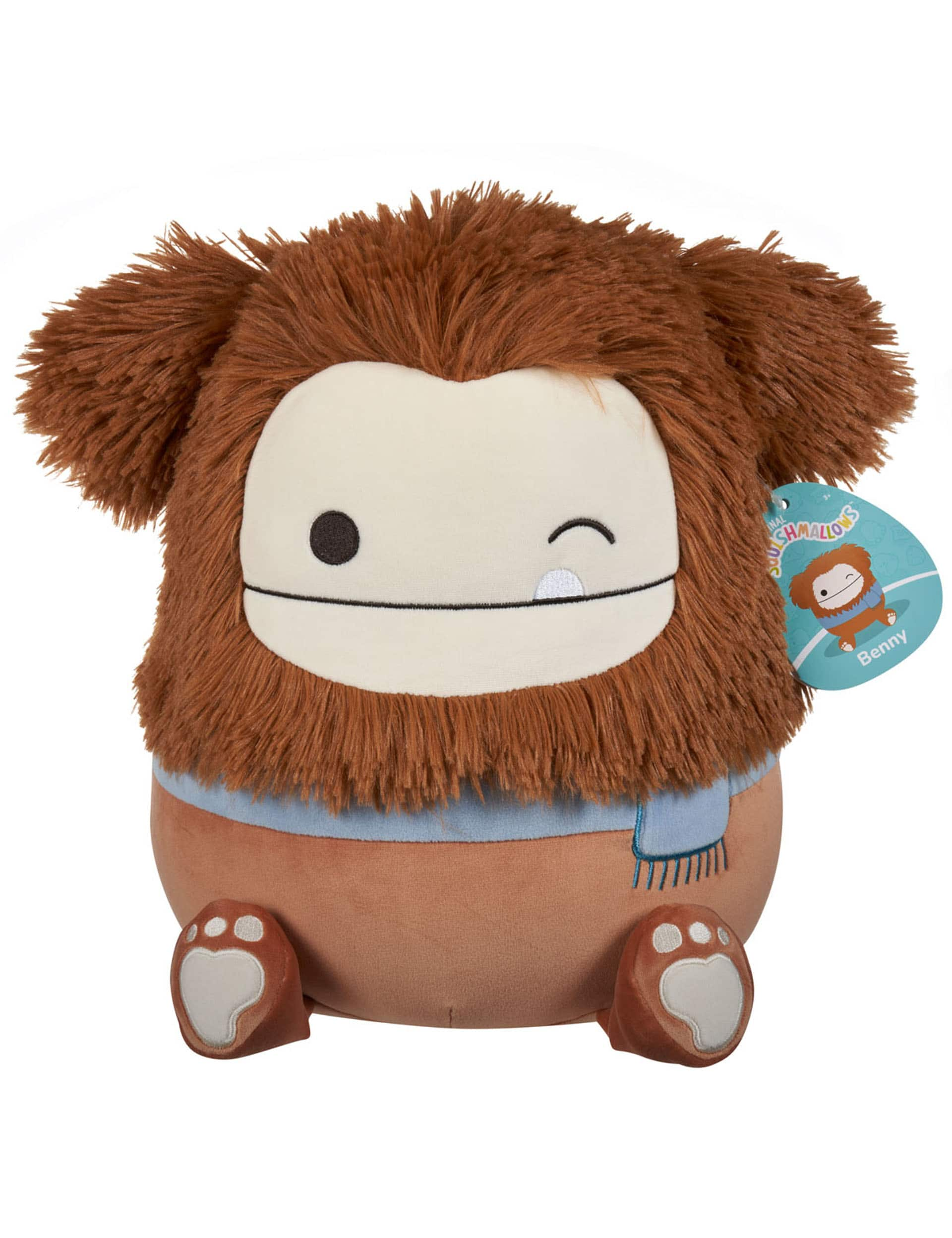 Squishmallows Medium Benny the Bigfoot Plushie (0+ Yrs)