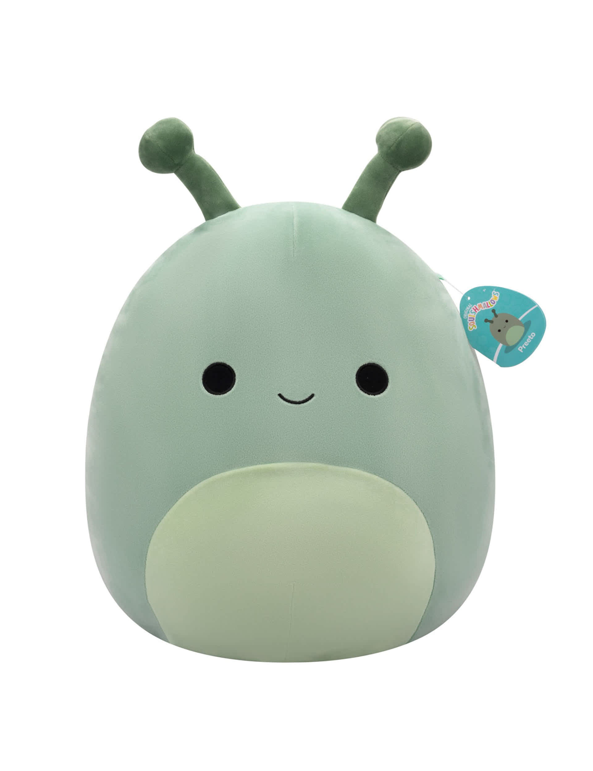 Squishmallows Large Preeto the Olive Green Slug Plushie (0+ Mths)