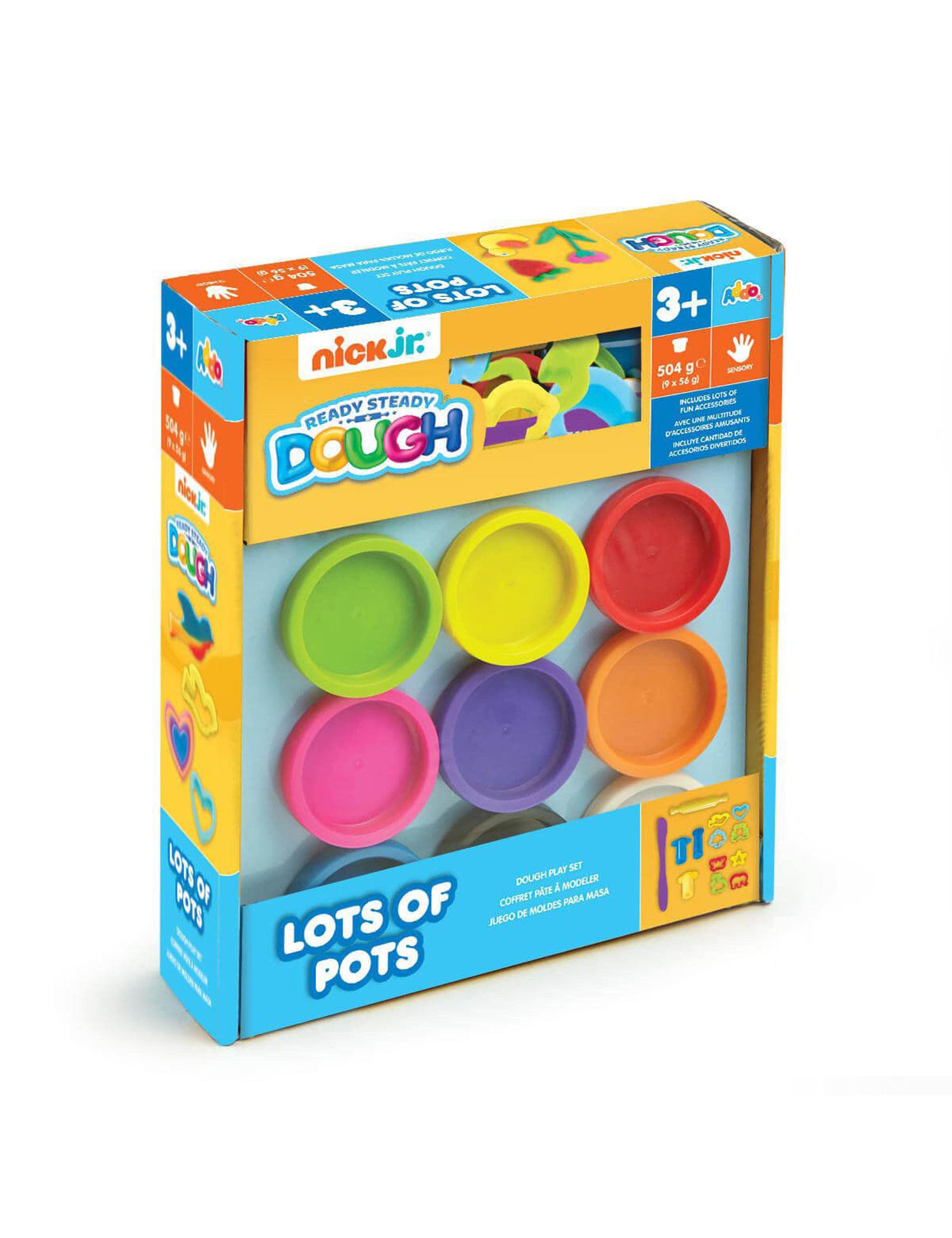 Nick Jr Ready Steady Dough Lots Of Pots Kit (3+ Yrs)