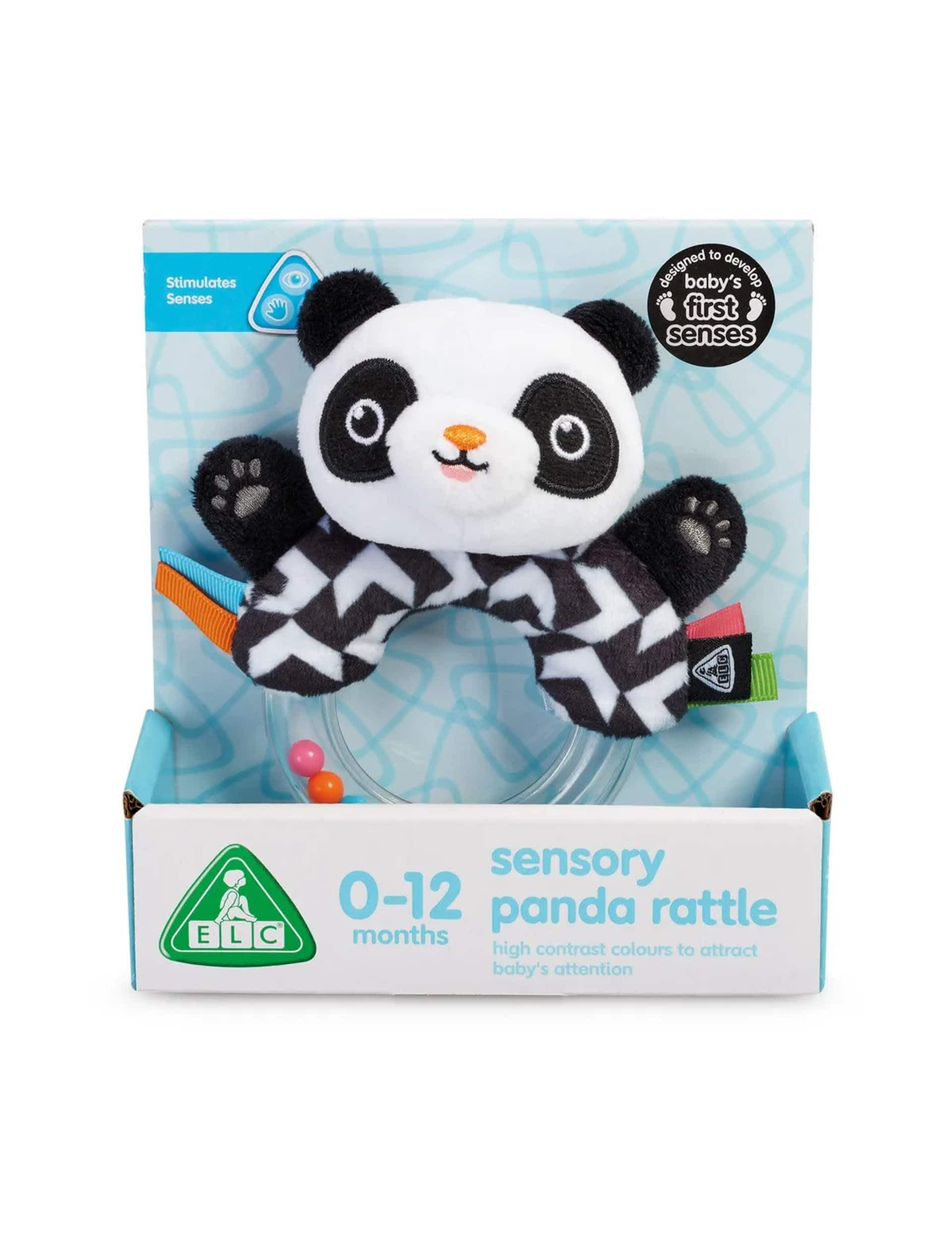 Early Learning Centre Sensory Panda Rattle (0-3 Yrs)