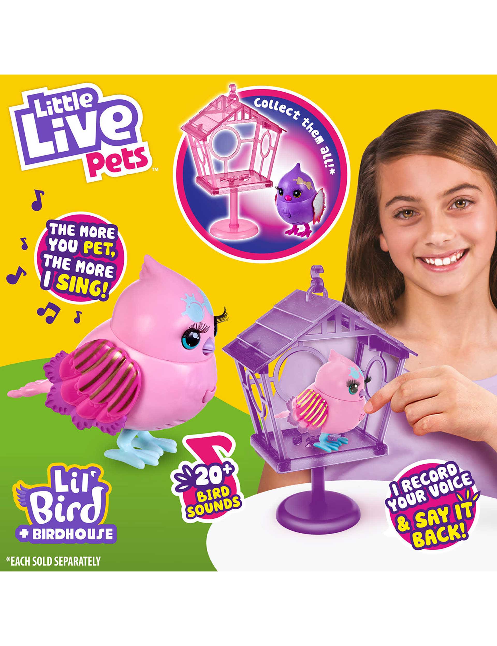 Little Live Pets Lil' Bird & Birdhouse (5+ Yrs)