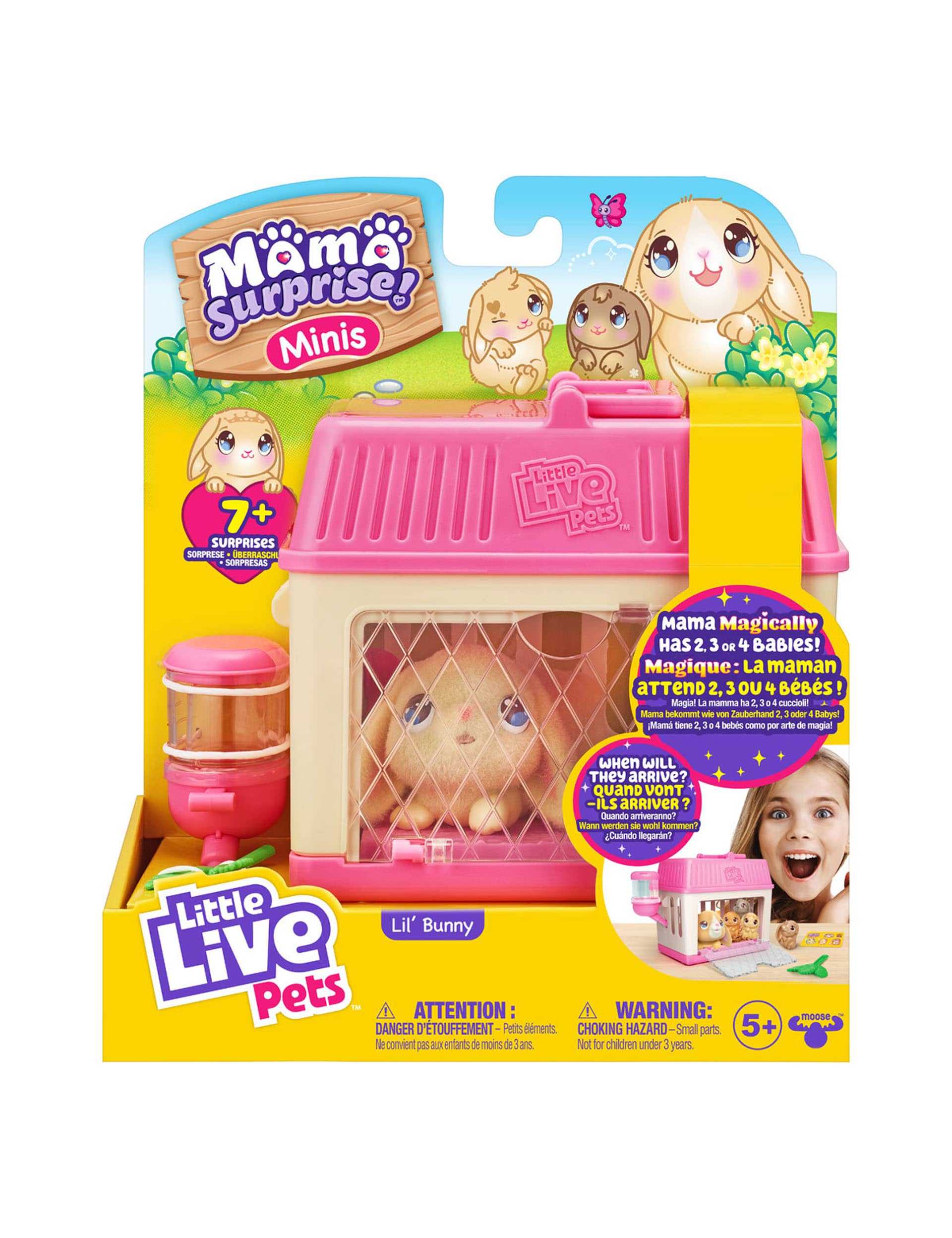 Little Live Pets Mama Surprise Minis Lil Bunny Playset (5-7 Yrs)