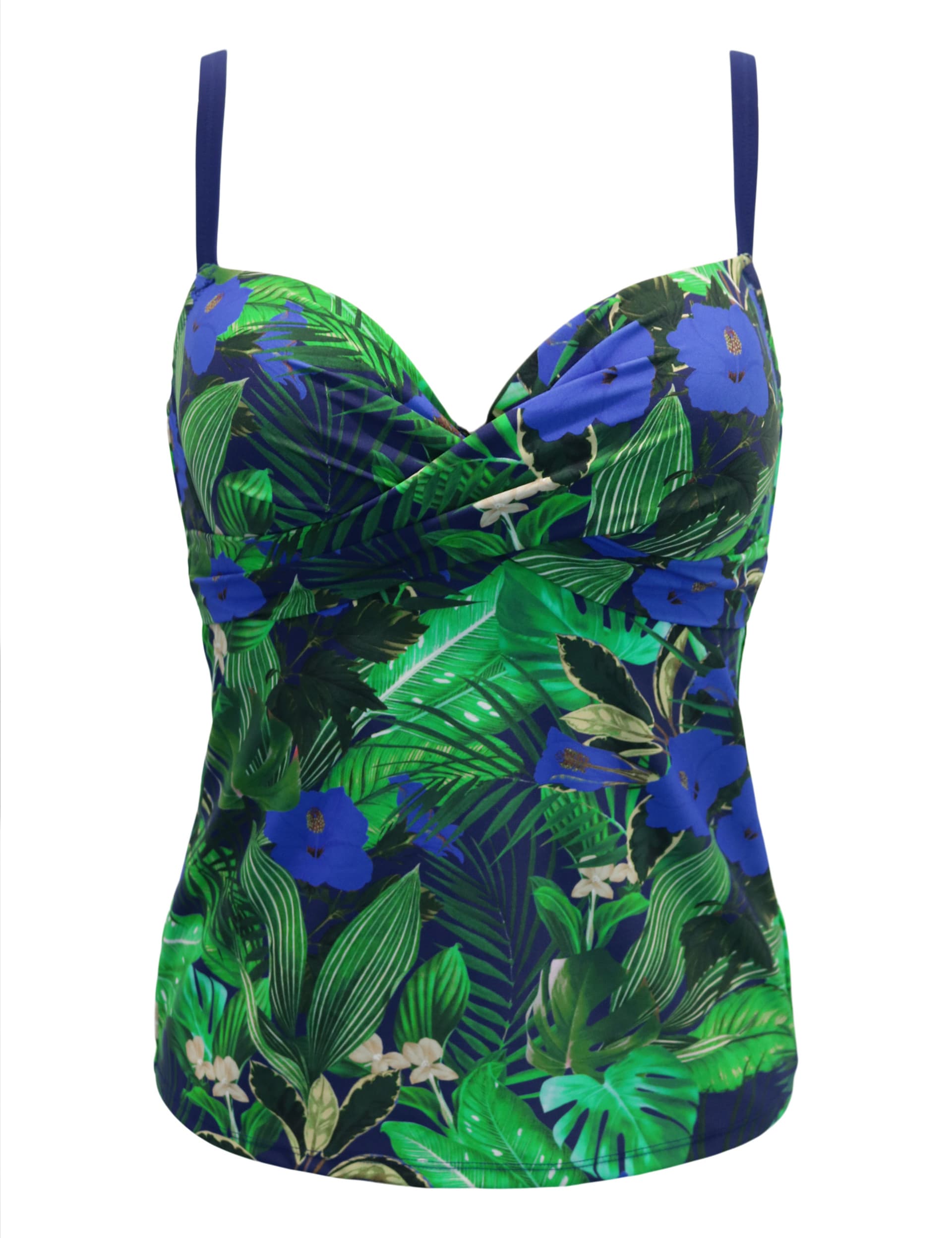 Pour Moi Women's Palermo Underwired Padded Tankini (B-G) - 38E - Navy Mix, Navy Mix