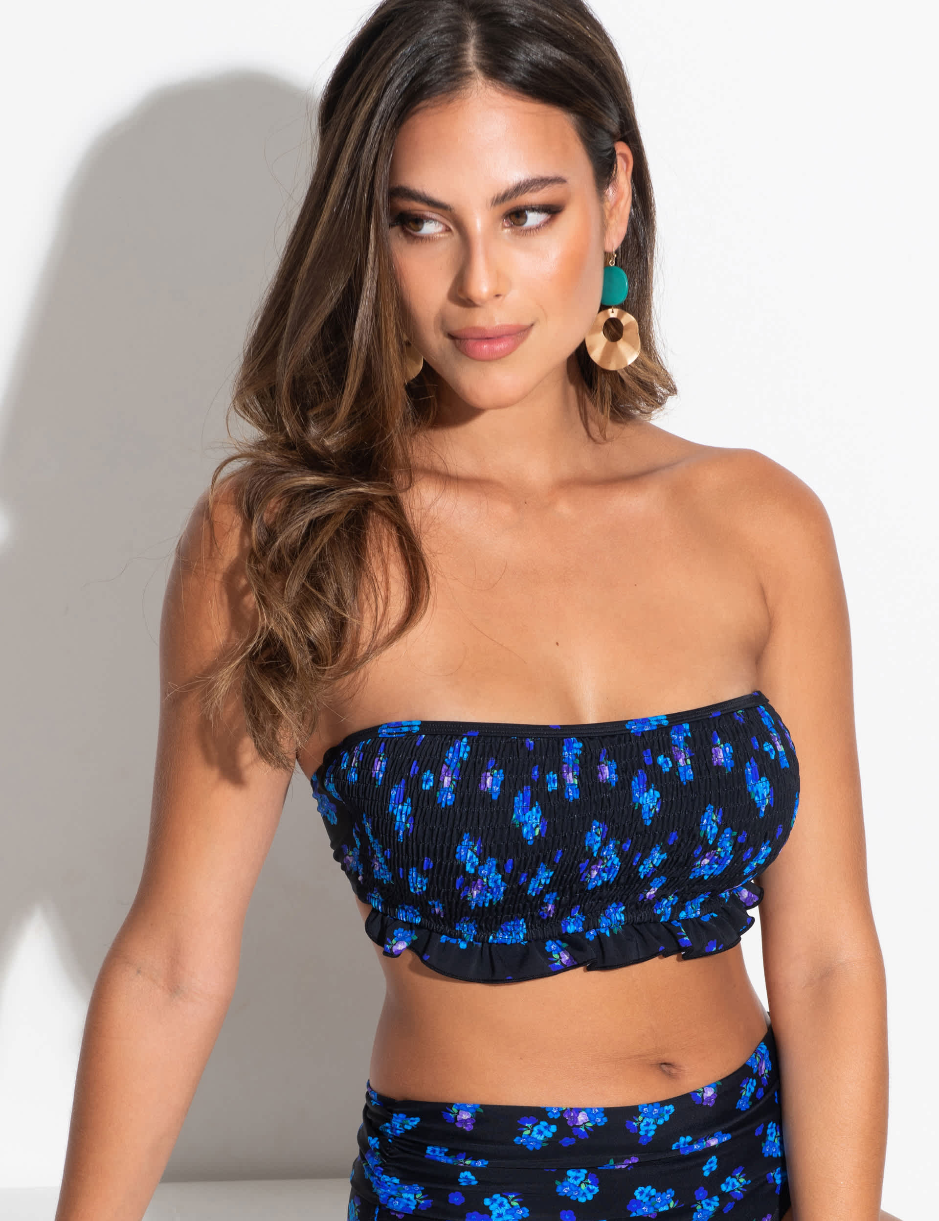 Pour Moi Women's Free Spirit Strapless Underwired Top (C-G) - 36D - Black Mix, Black Mix