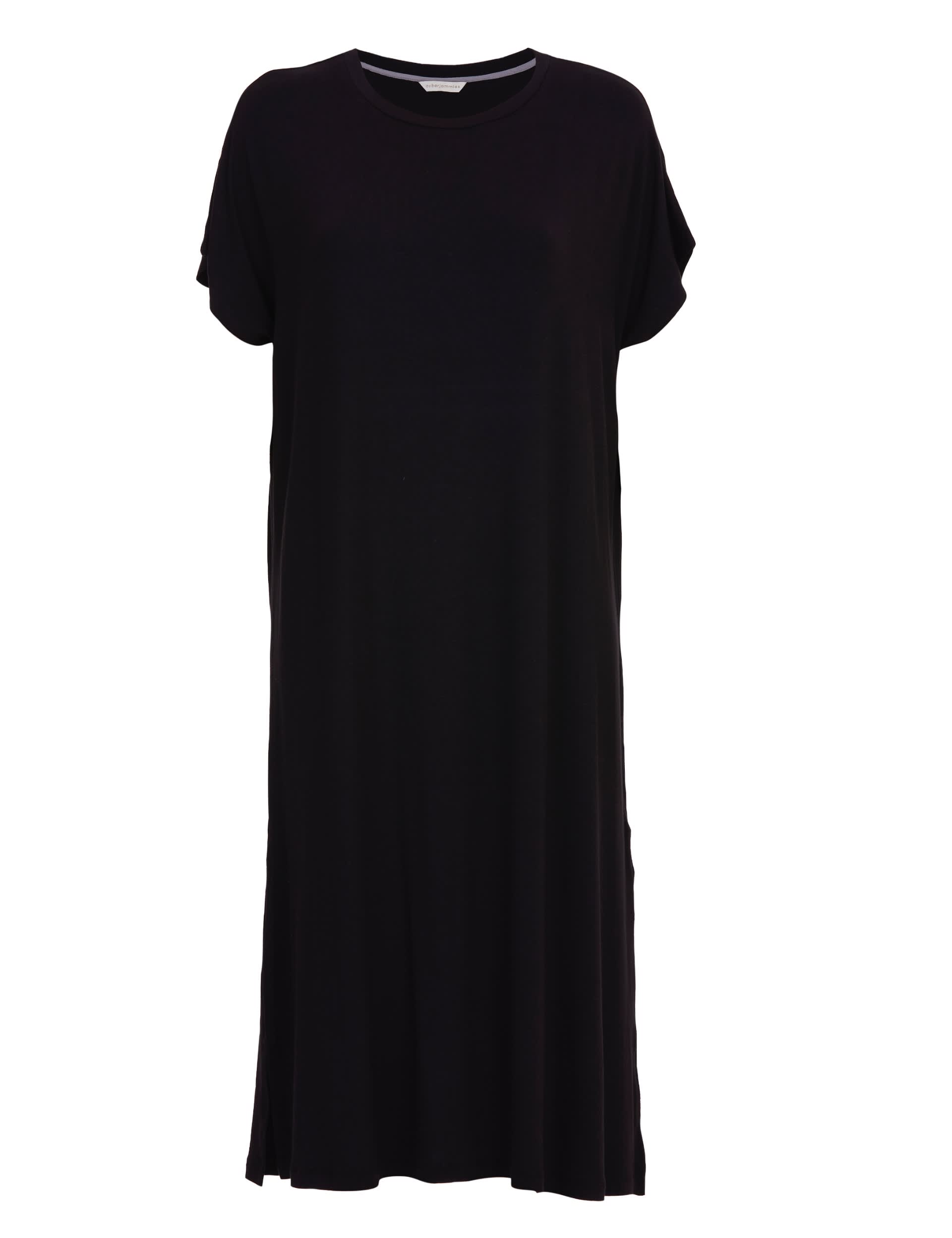 Cyberjammies Women's Modal Rich Trim Nightdress - 14 - Black, Black