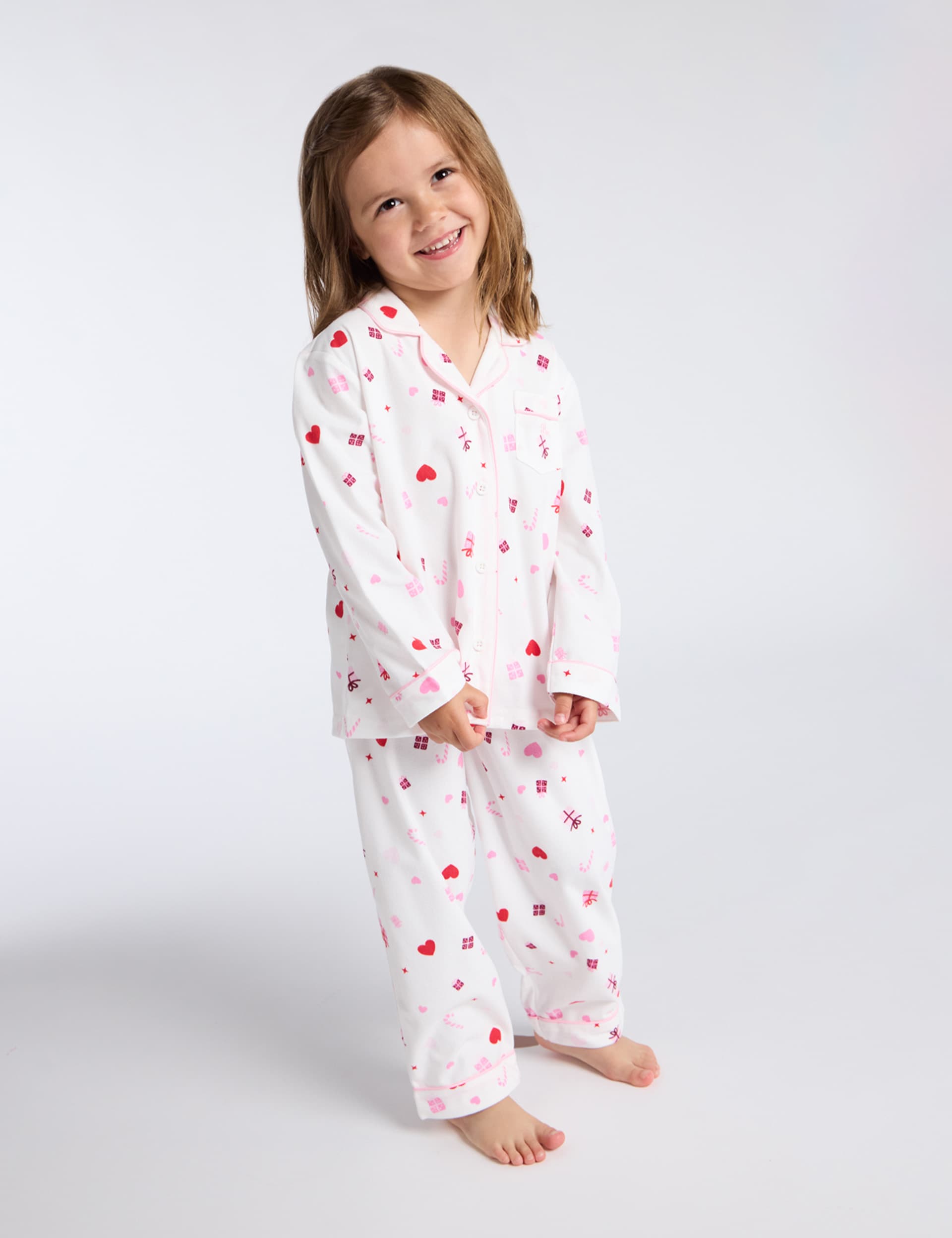 Boux Avenue Girls Patterned Pyjamas (2-10 Yrs) - 3-4 Y - Ivory Mix, Ivory Mix