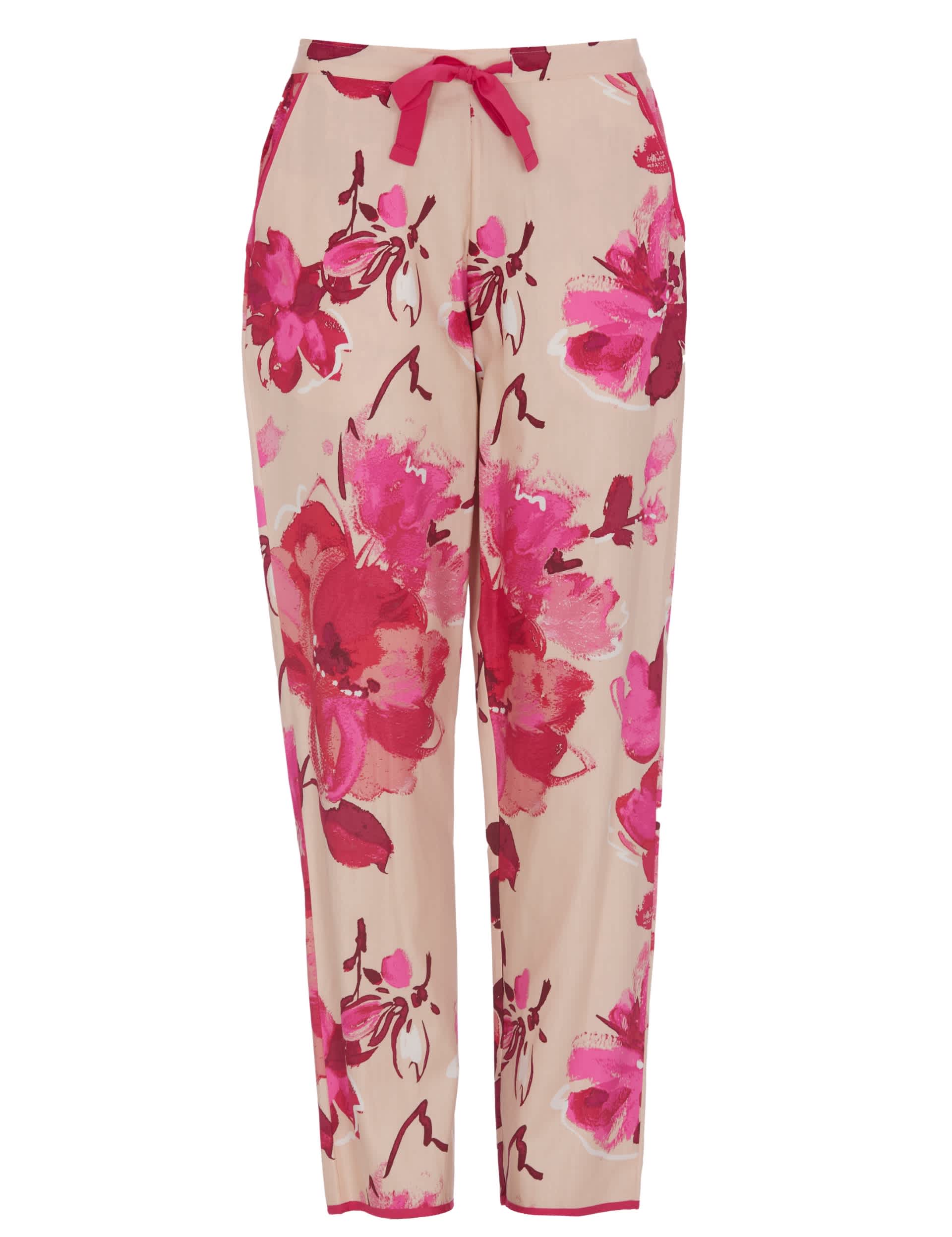 Cyberjammies Women's Cotton Modal Floral Pyjama Bottoms - 12 - Pink Mix, Pink Mix