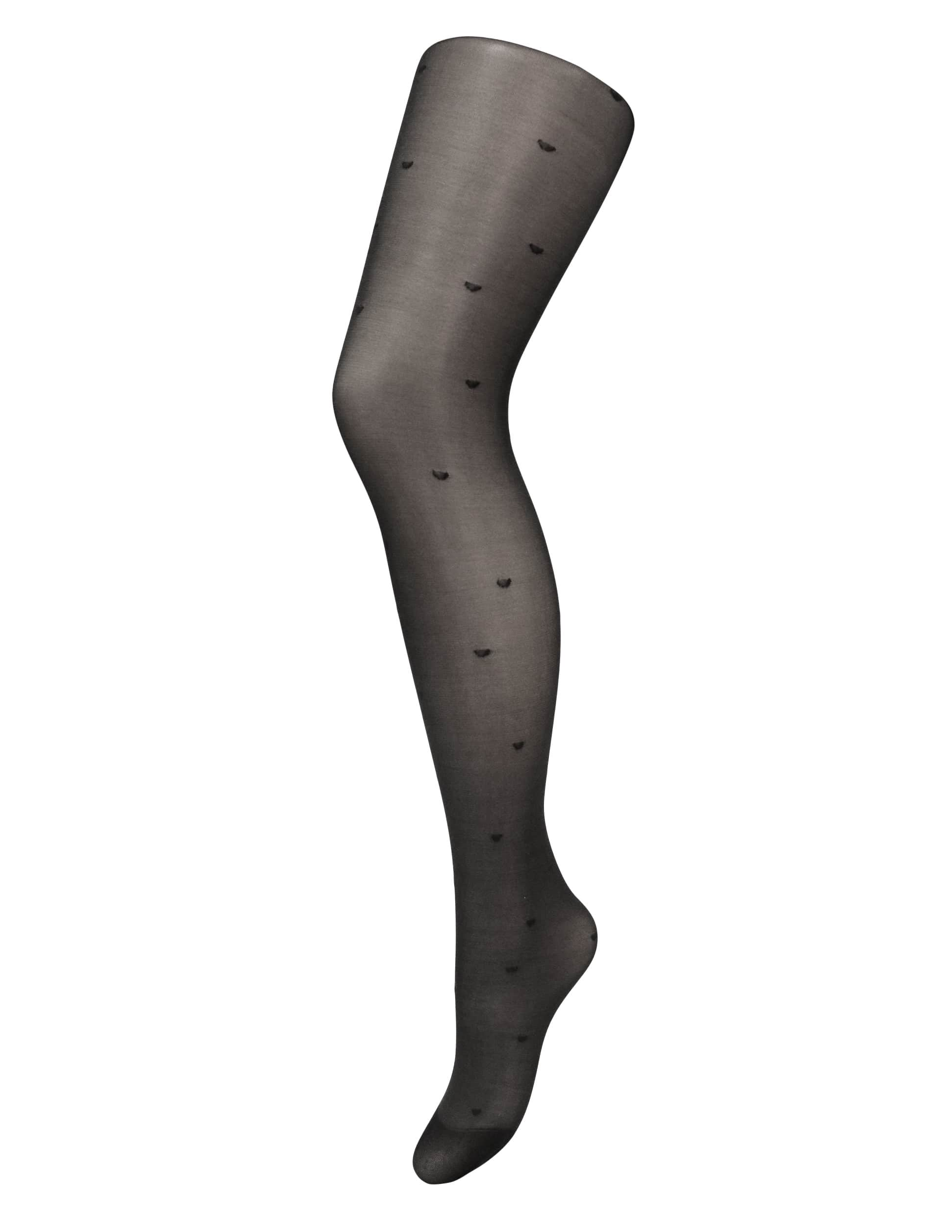 Pour Moi Women's Love Luxe 15 Denier Heart Tights - Black, Black