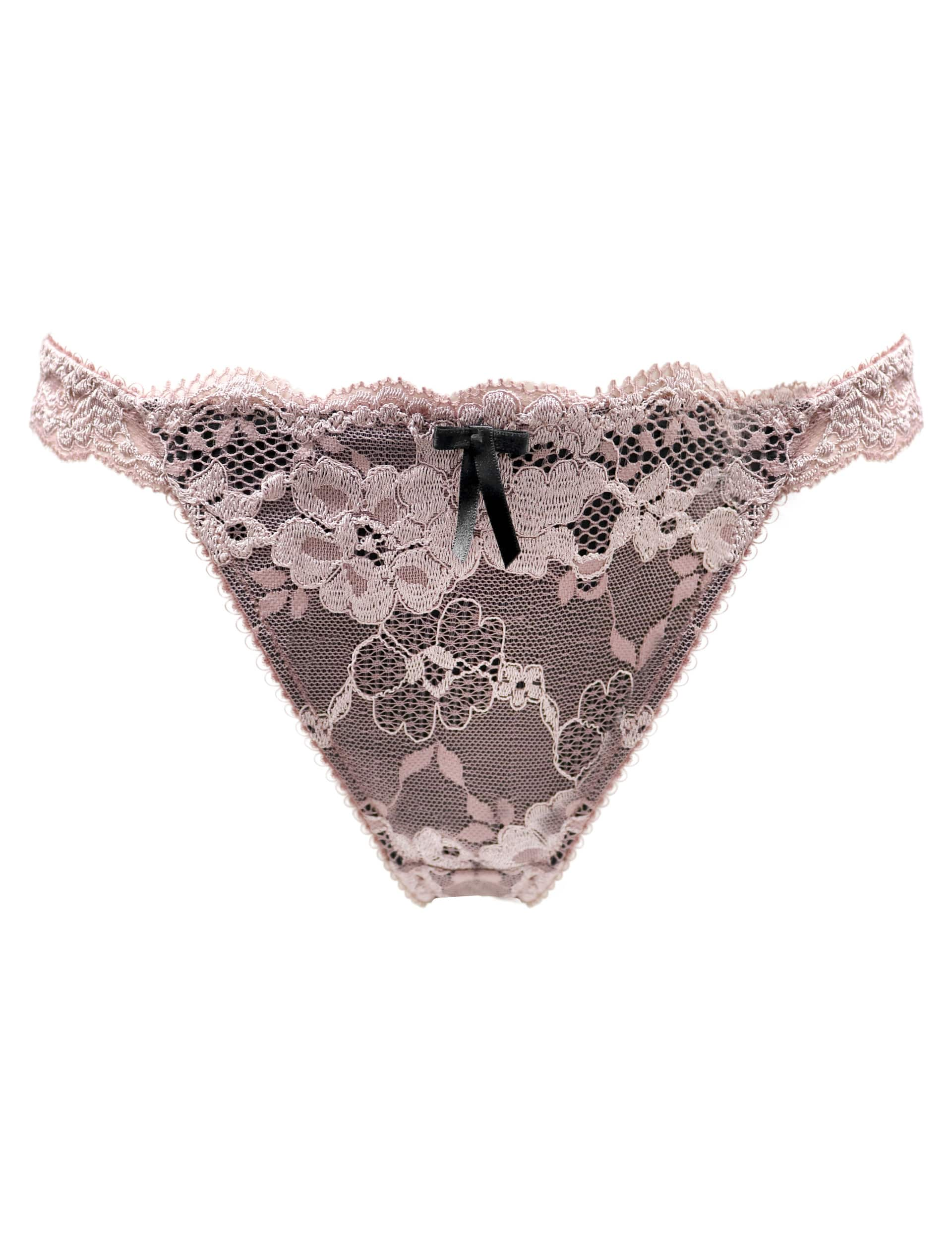 Pour Moi Women's Amour Lace Brazilian Knickers - 8 - Pink Mix, Pink Mix