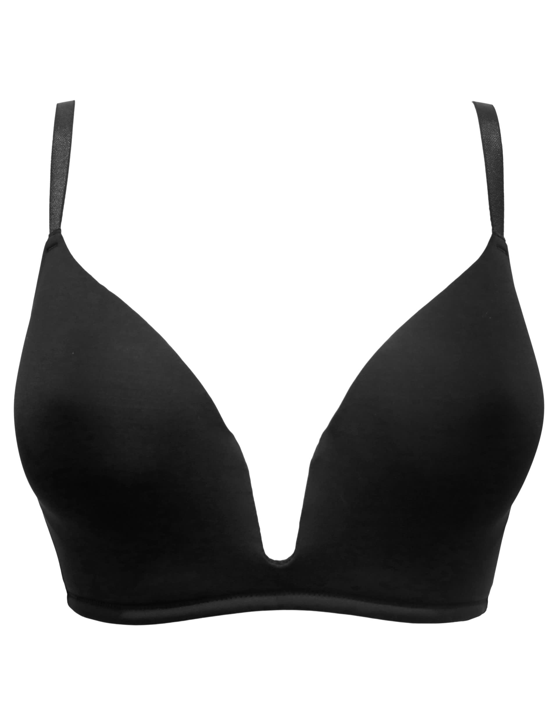 Pour Moi Women's U Wire Push Up Plunge Multiway Bra (B-F) - 36F - Black, Sand,Black