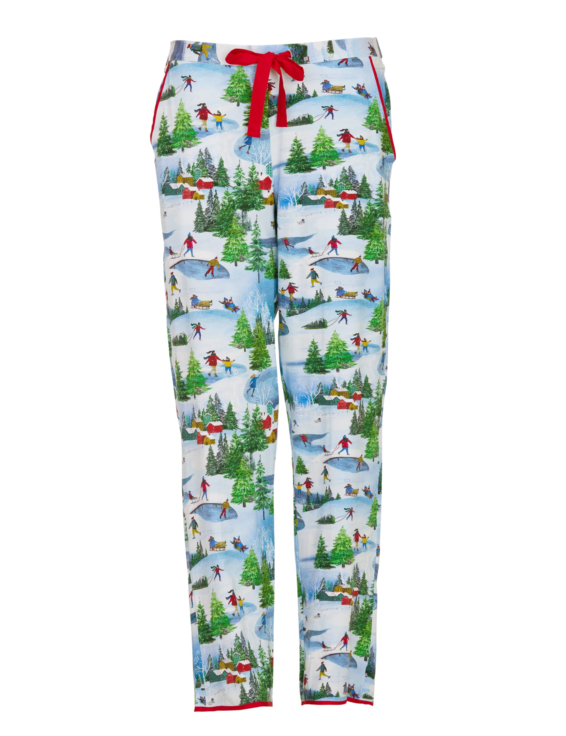 Cyberjammies Women's Family Winter Print Pyjama Bottoms - 16 - White Mix, White Mix