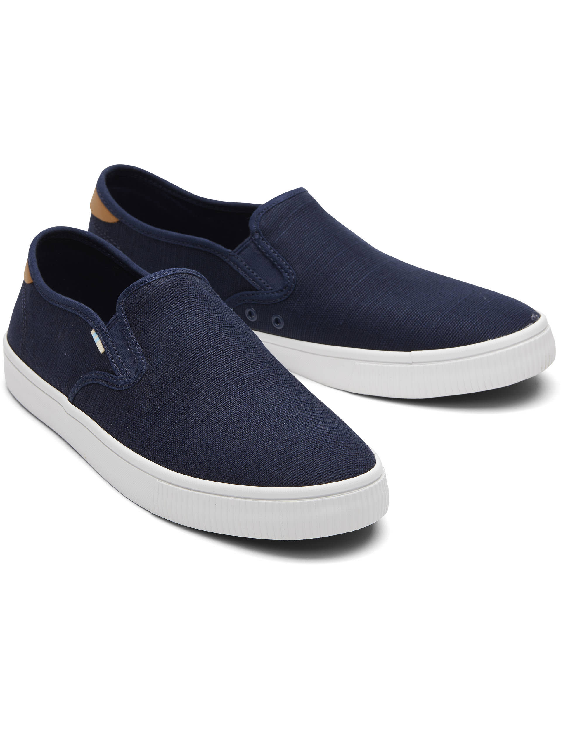 Toms Men's Canvas Slip-On Trainers - 8.5 - Navy, Navy