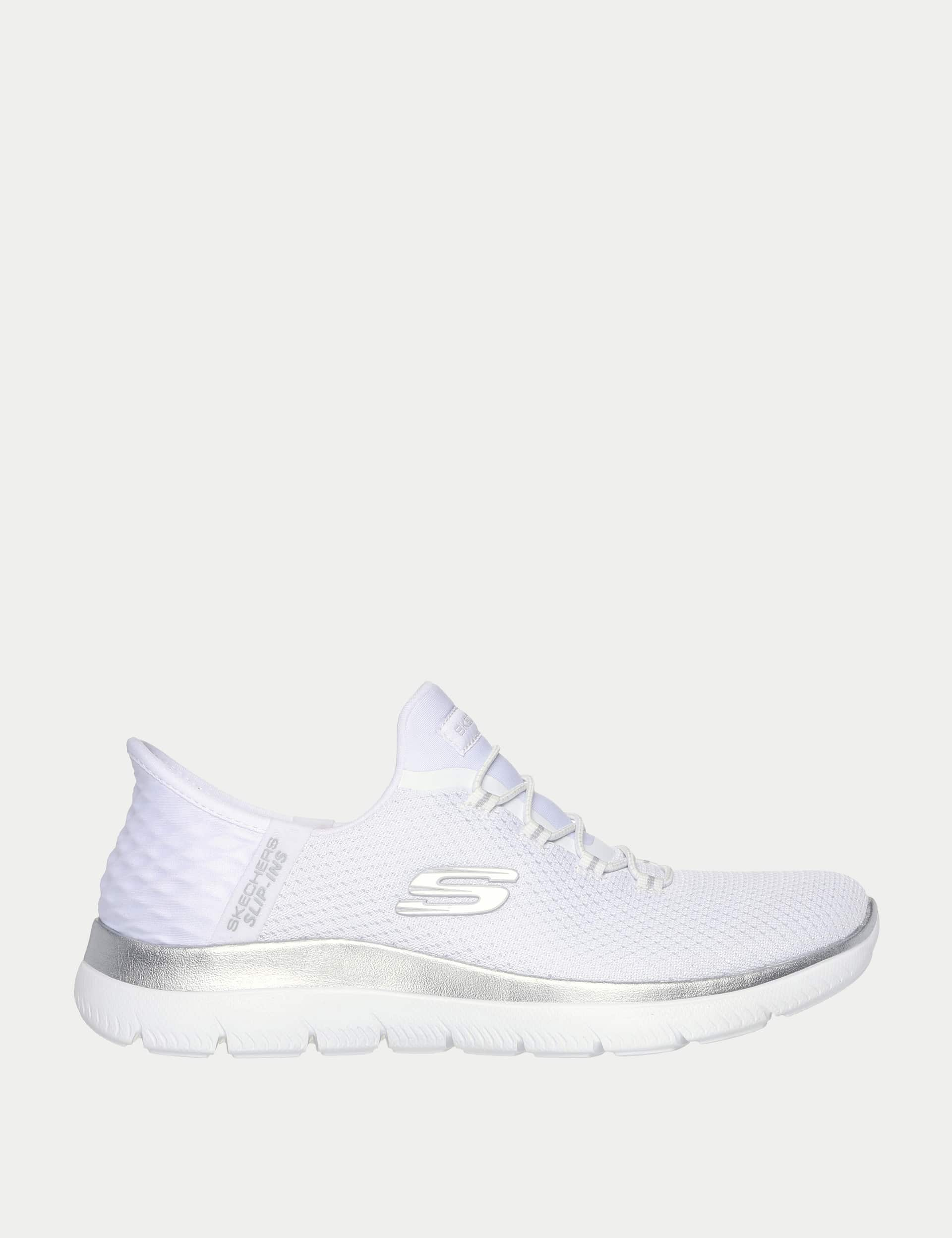 Skechers Women's Summits Diamond Dream Slip-ins Trainers - 6 - White, White