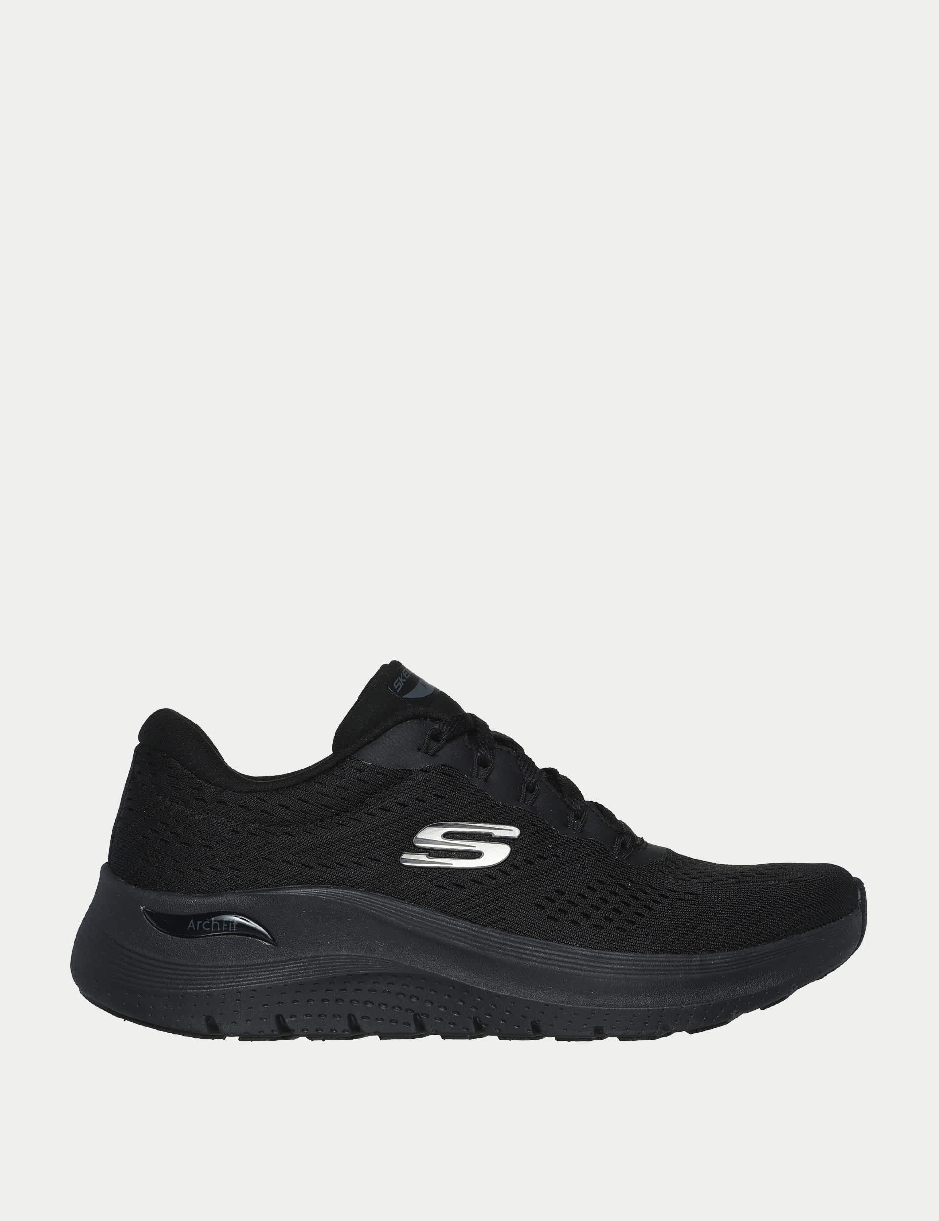 Skechers Women's Arch Fit 2.0 Big League Lace Up Trainers - 5 - Black, Black,Navy