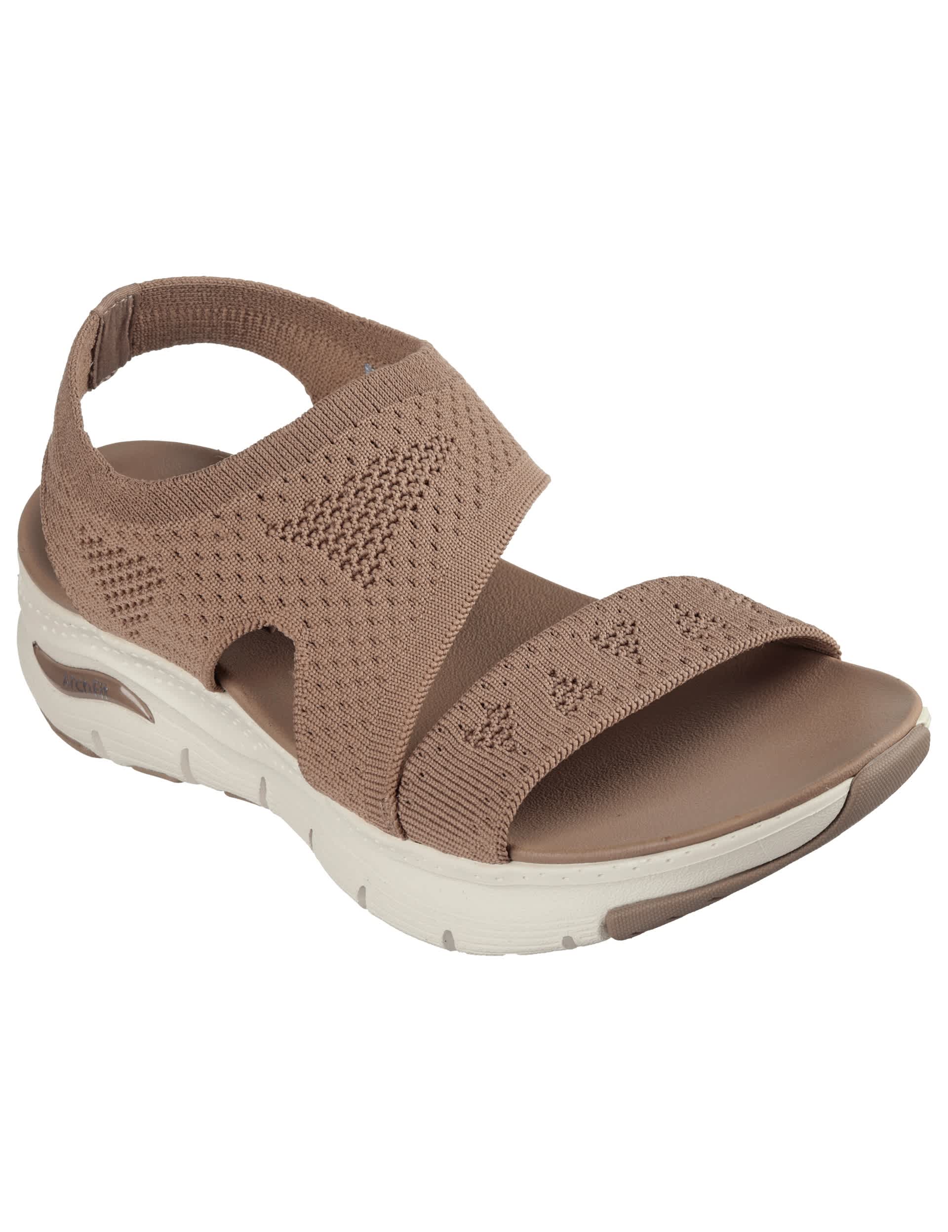 Skechers Women's Arch Fit Brightest Day Sandals - 4 - Brown, Brown