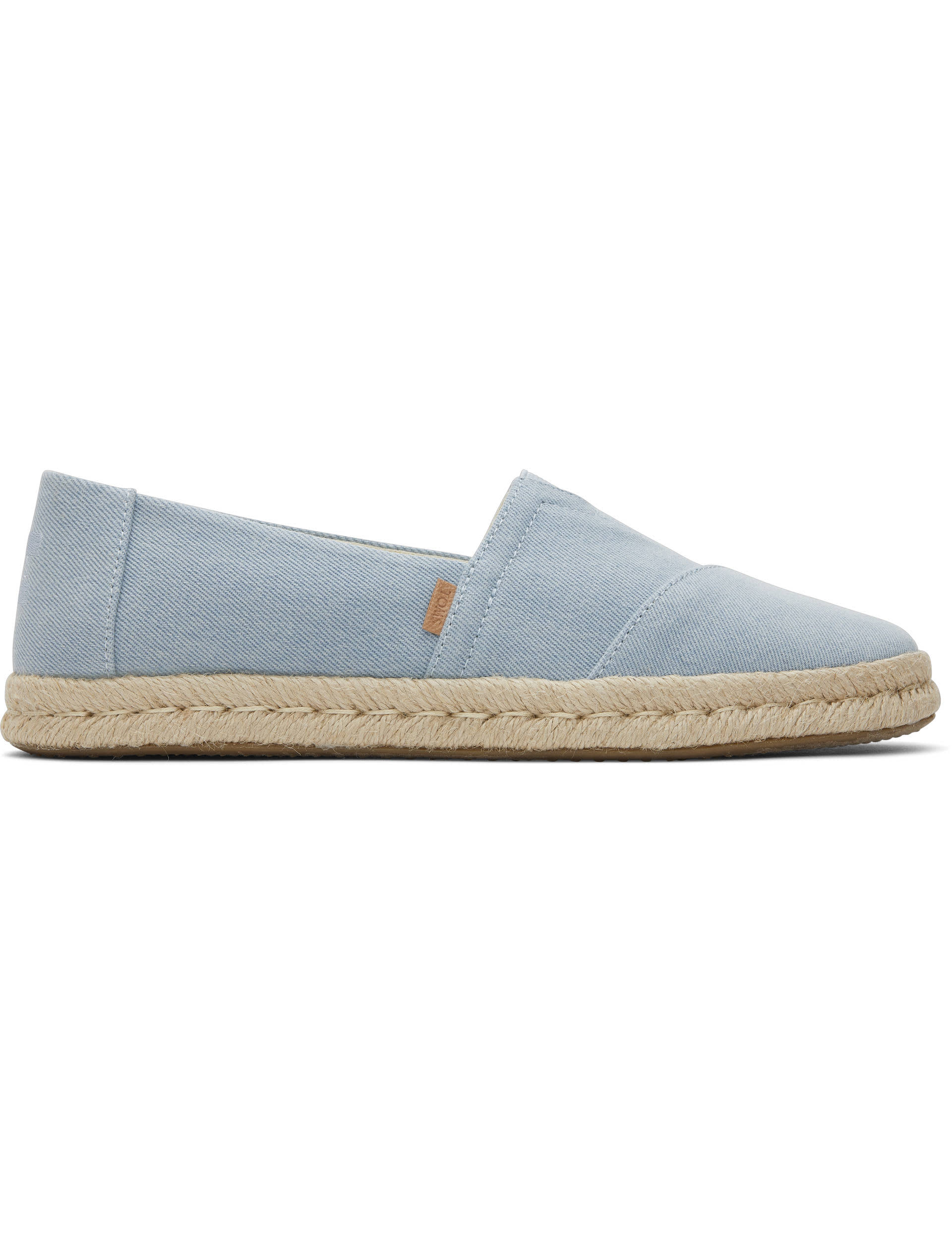 Toms Women's Alpargata 2.0 Canvas Flat Epradrilles - 5.5 - Light Blue, Light Blue