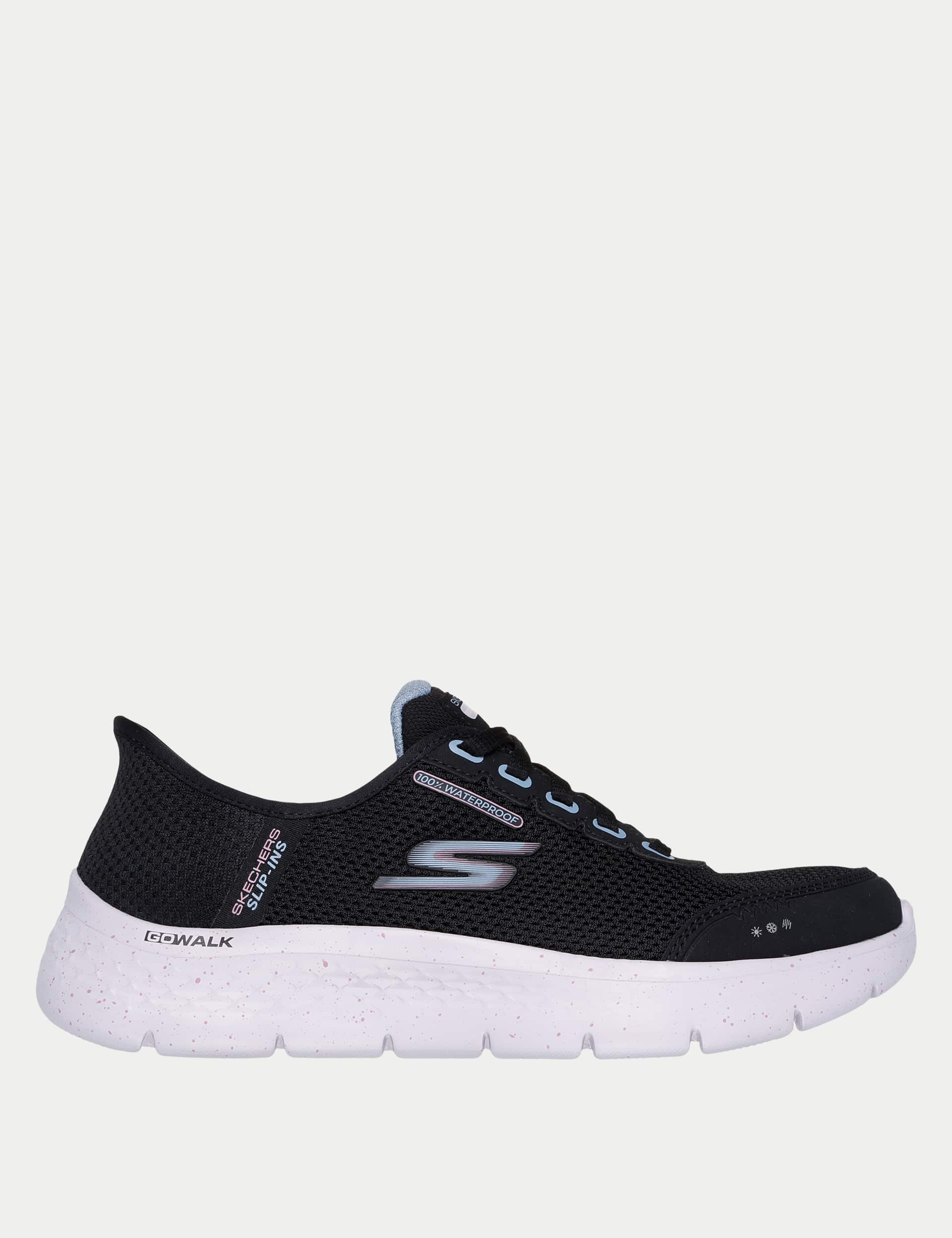 Skechers Women's Go Walk Flex Clear Creek Trainers - 5 - Black Mix, Black Mix