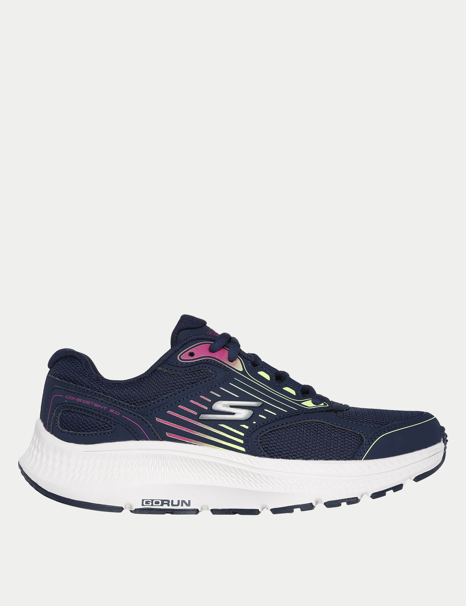 Skechers Women's Go Run Consistent 2.0 Advantage Trainers - 6 - Navy Mix, Black Mix,Navy Mix