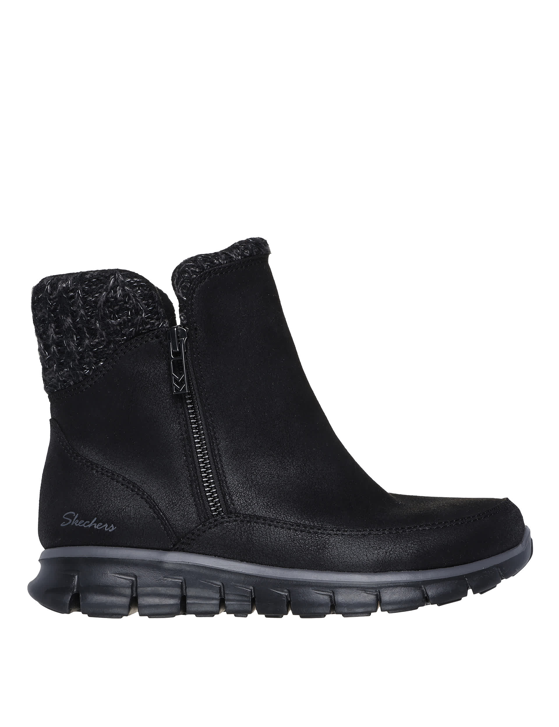 Skechers Women's Synergy Flat Ankle Boots