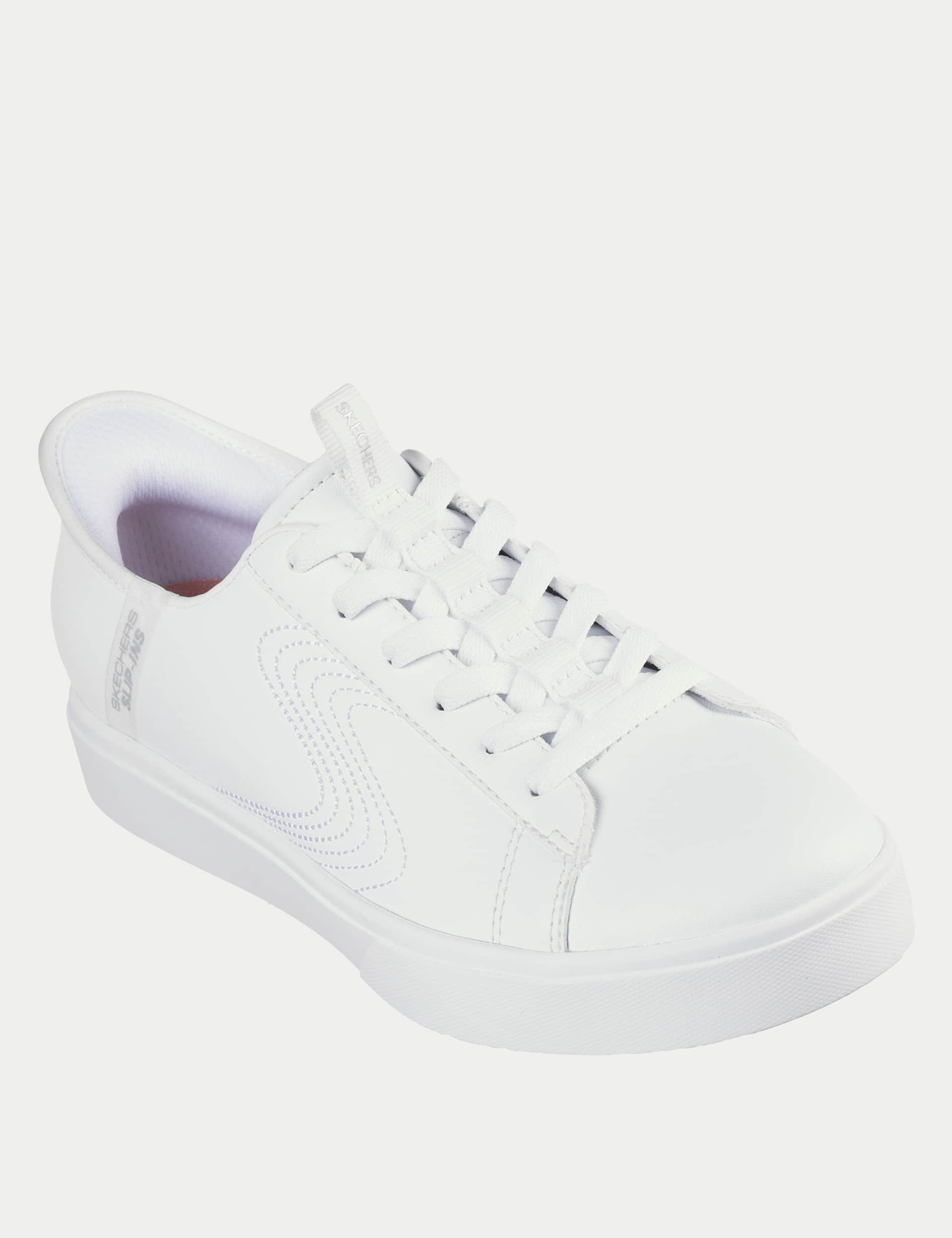 Skechers Women's Eden LX Royal Stride Trainers - 8 - White, White