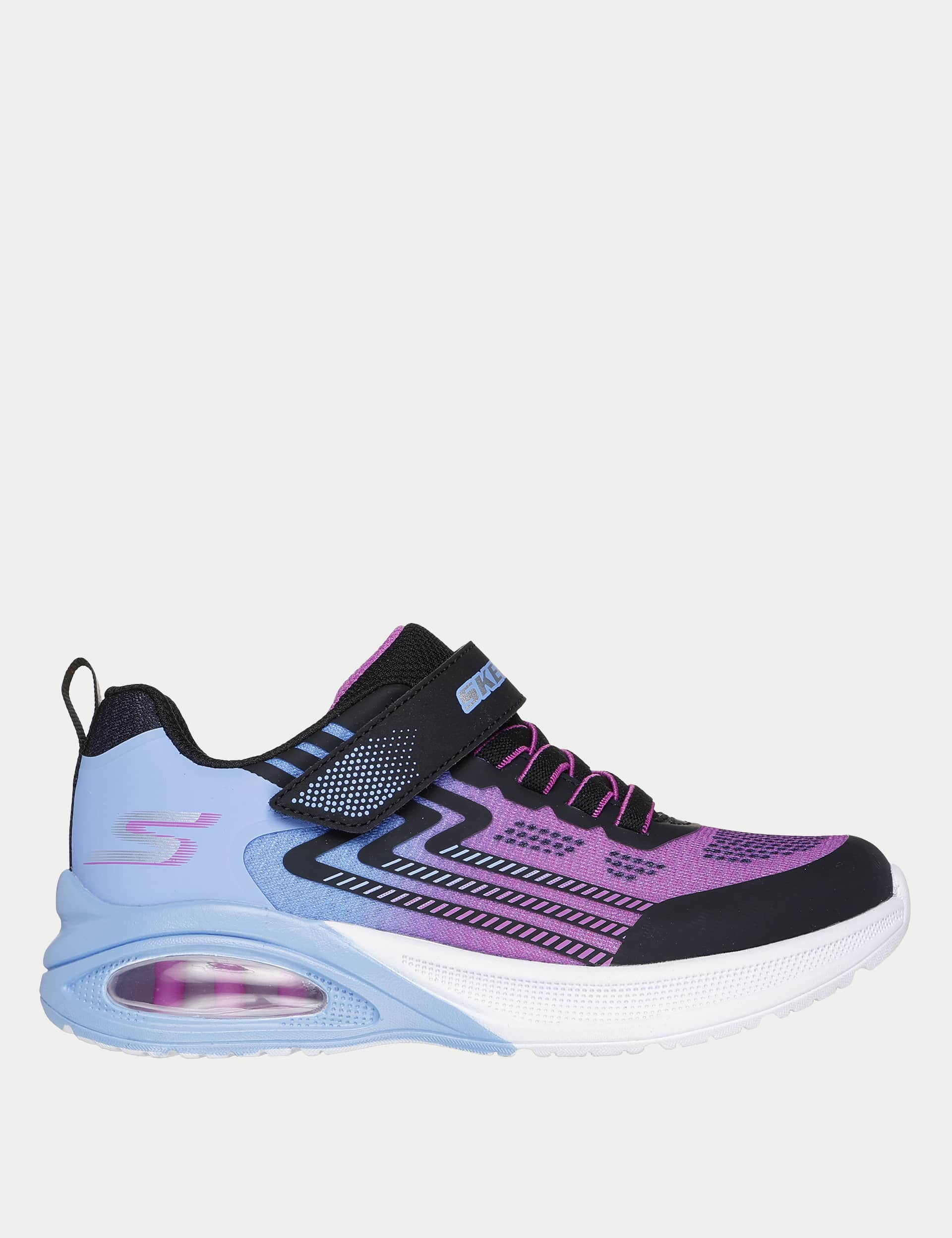 Skechers Kids Microspec Max Advance Riptape Trainers (9  Small