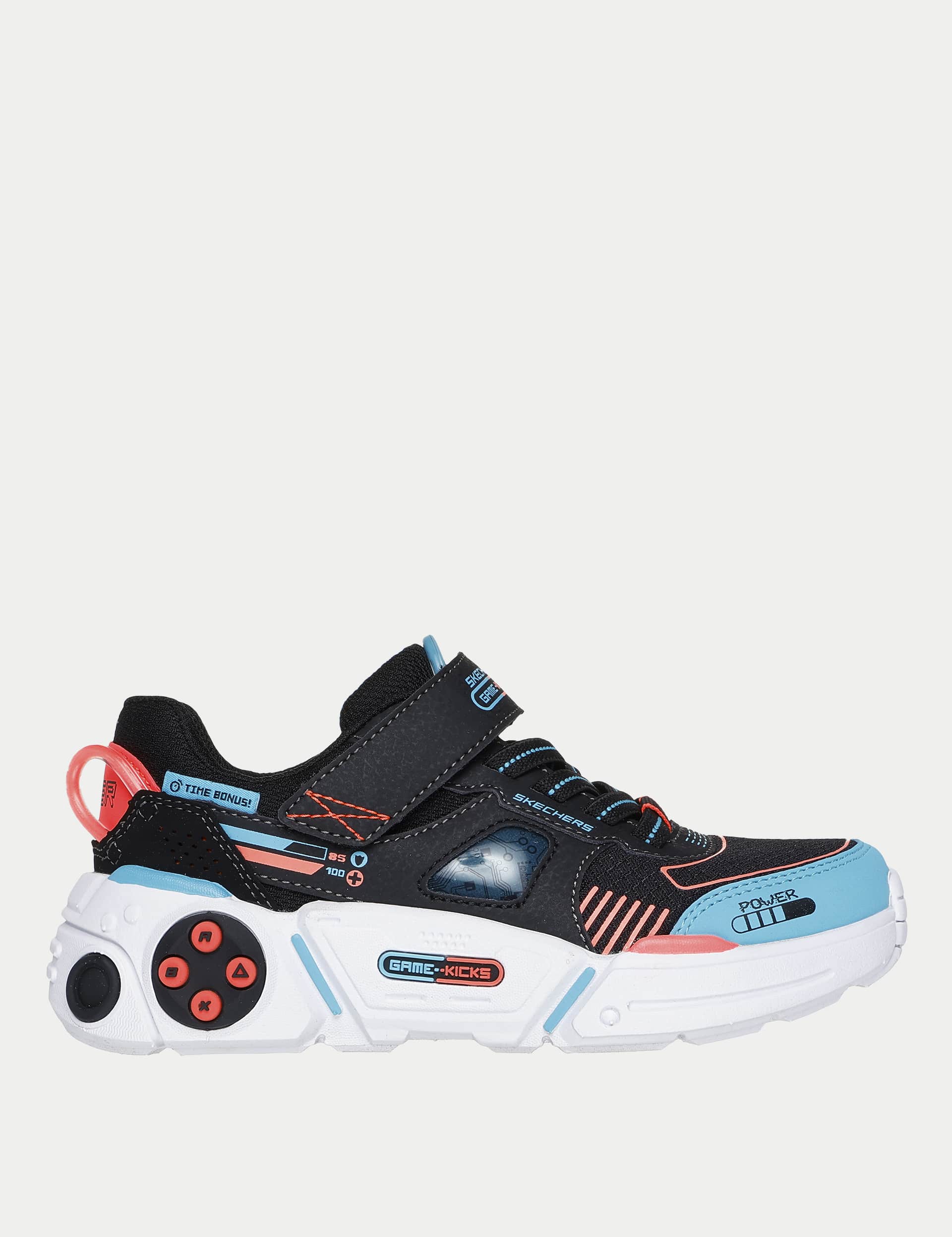 Skechers Kids Gametronix 2.0 Riptape Trainers (9  Small